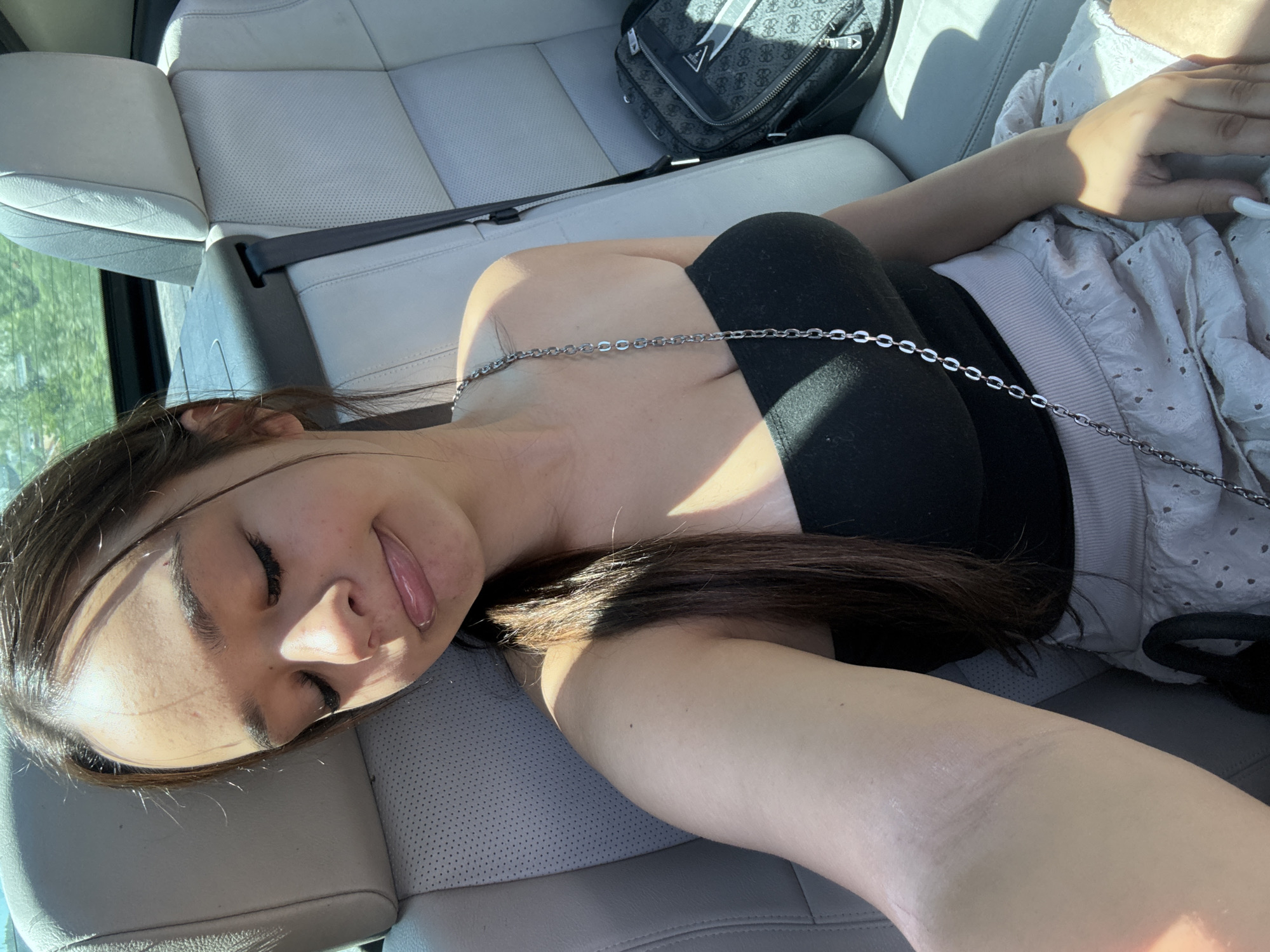 Back seat moment in Blagoevgrad, casual and still.
