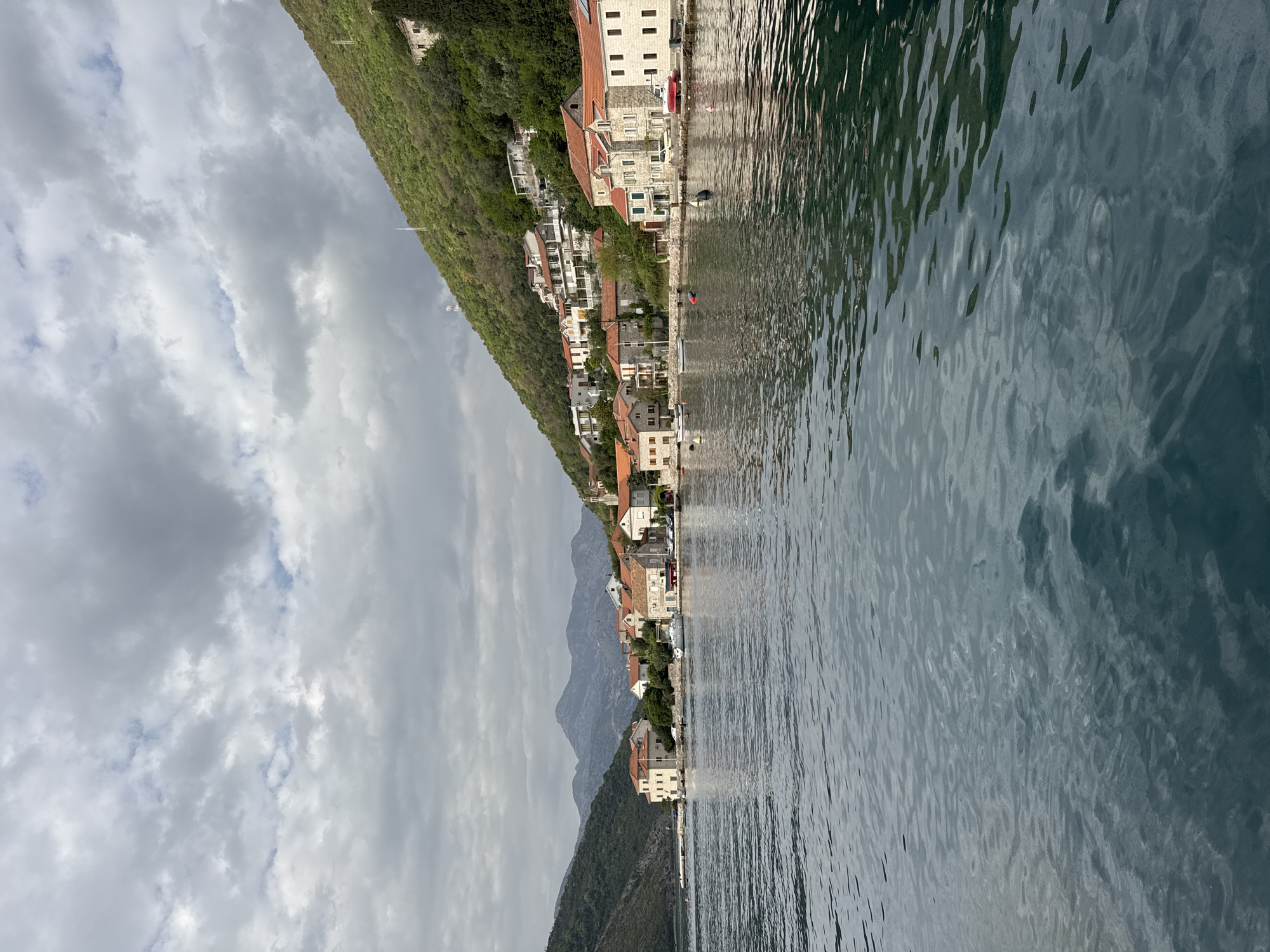 Ferry crossing documented at Lepetane bay, Montenegro