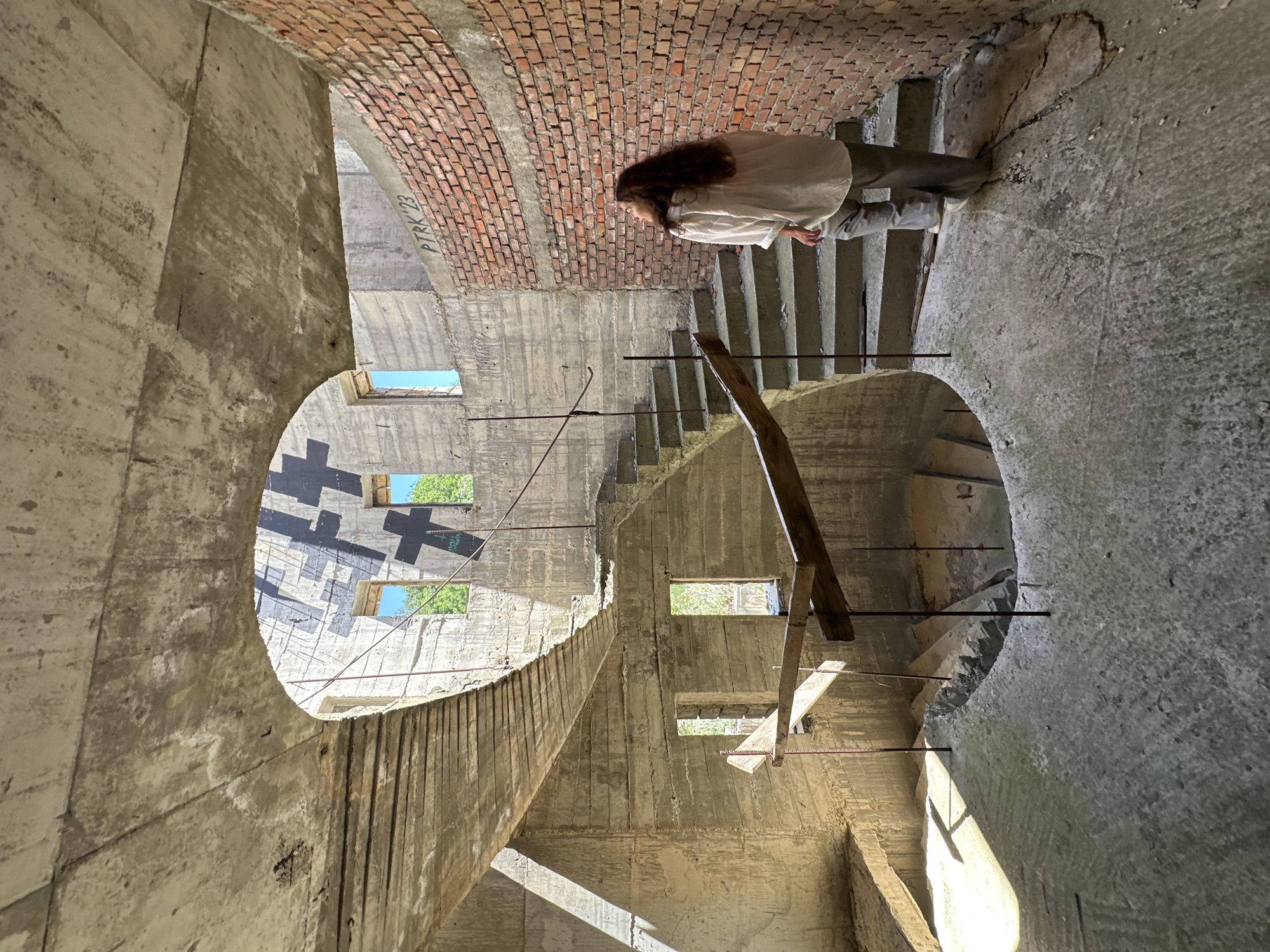 Unfinished hillside construction project documented along Montenegro's Adriatic coast