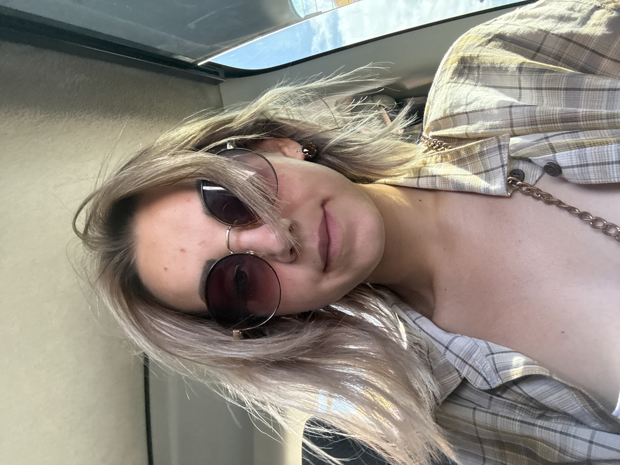 In-car selfie session rolling through Yuzhno-Sakhalinsk