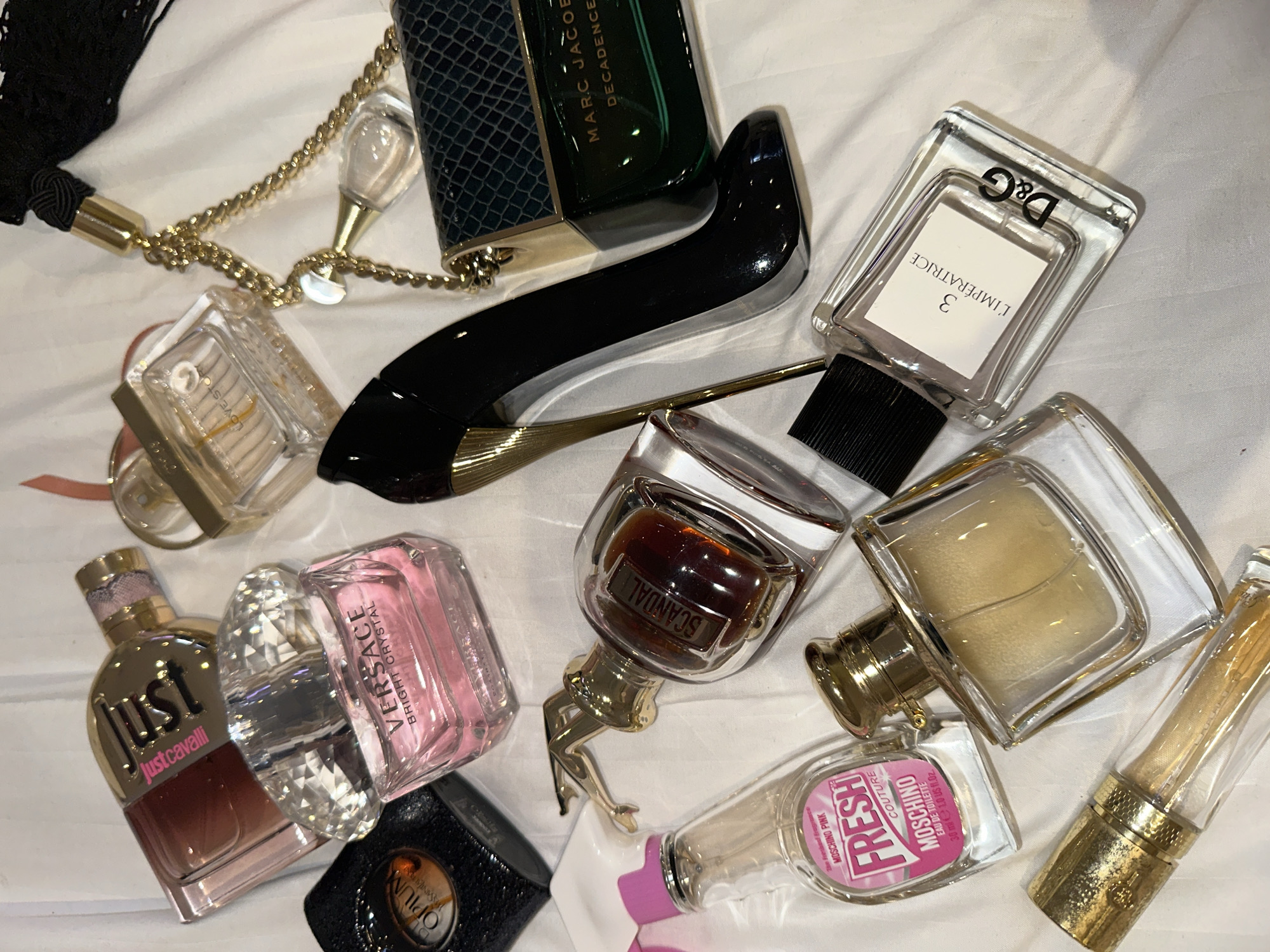 Designer perfume collections and philosophical reflections documented across London