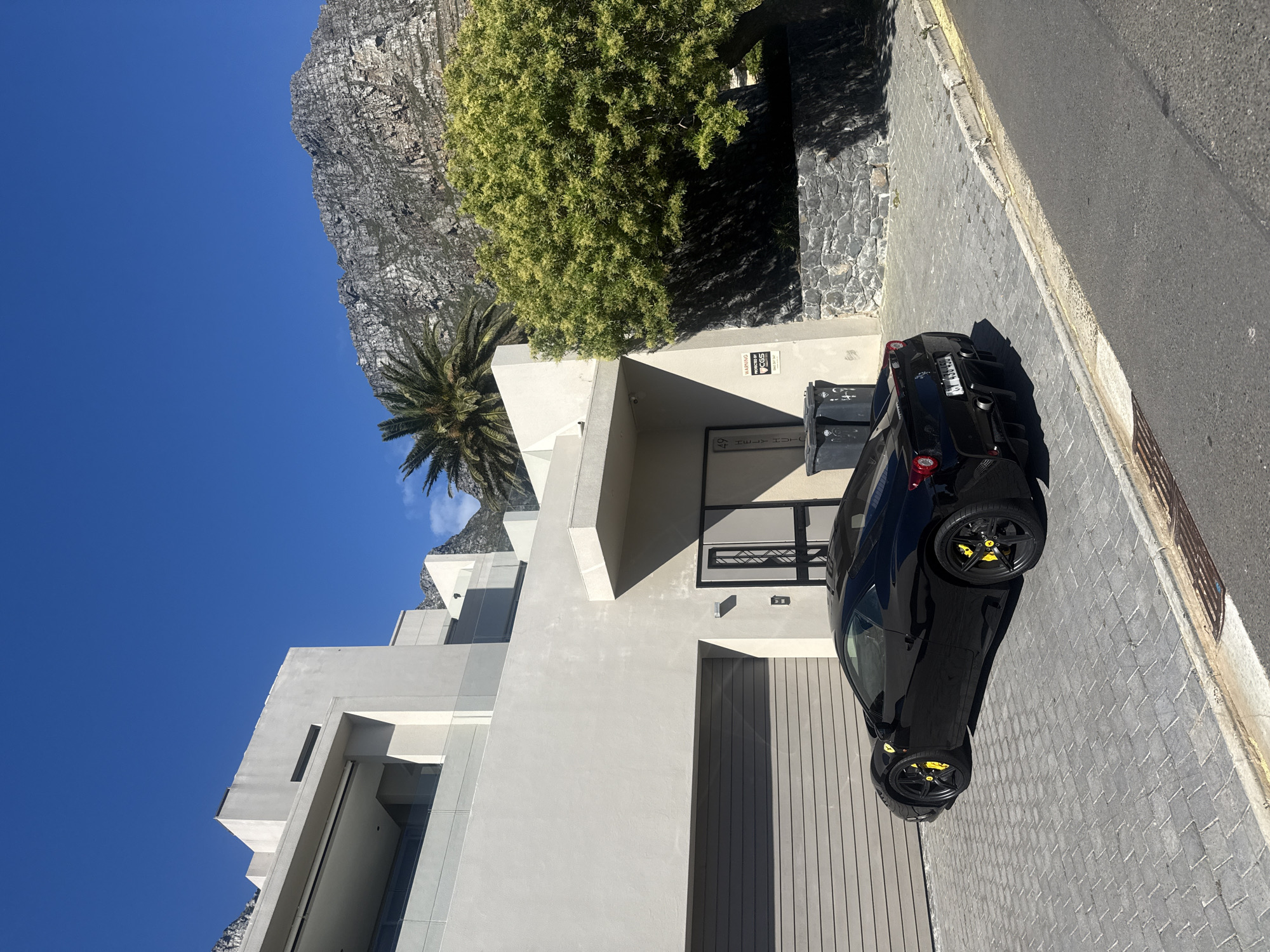 Modern Cape Town homes photographed with Table Mountain backdrop