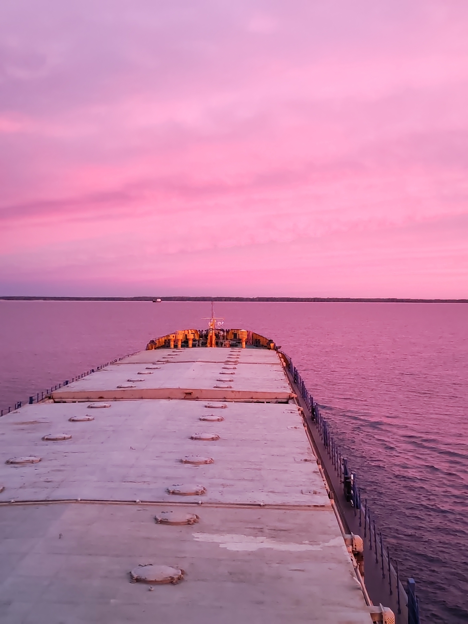 Cargo ship spotted at sea near Russian waters