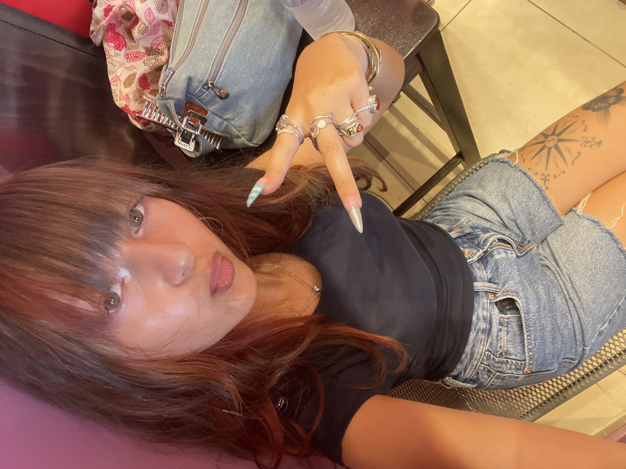 Selfie session in Raanana, close-up angles and rings