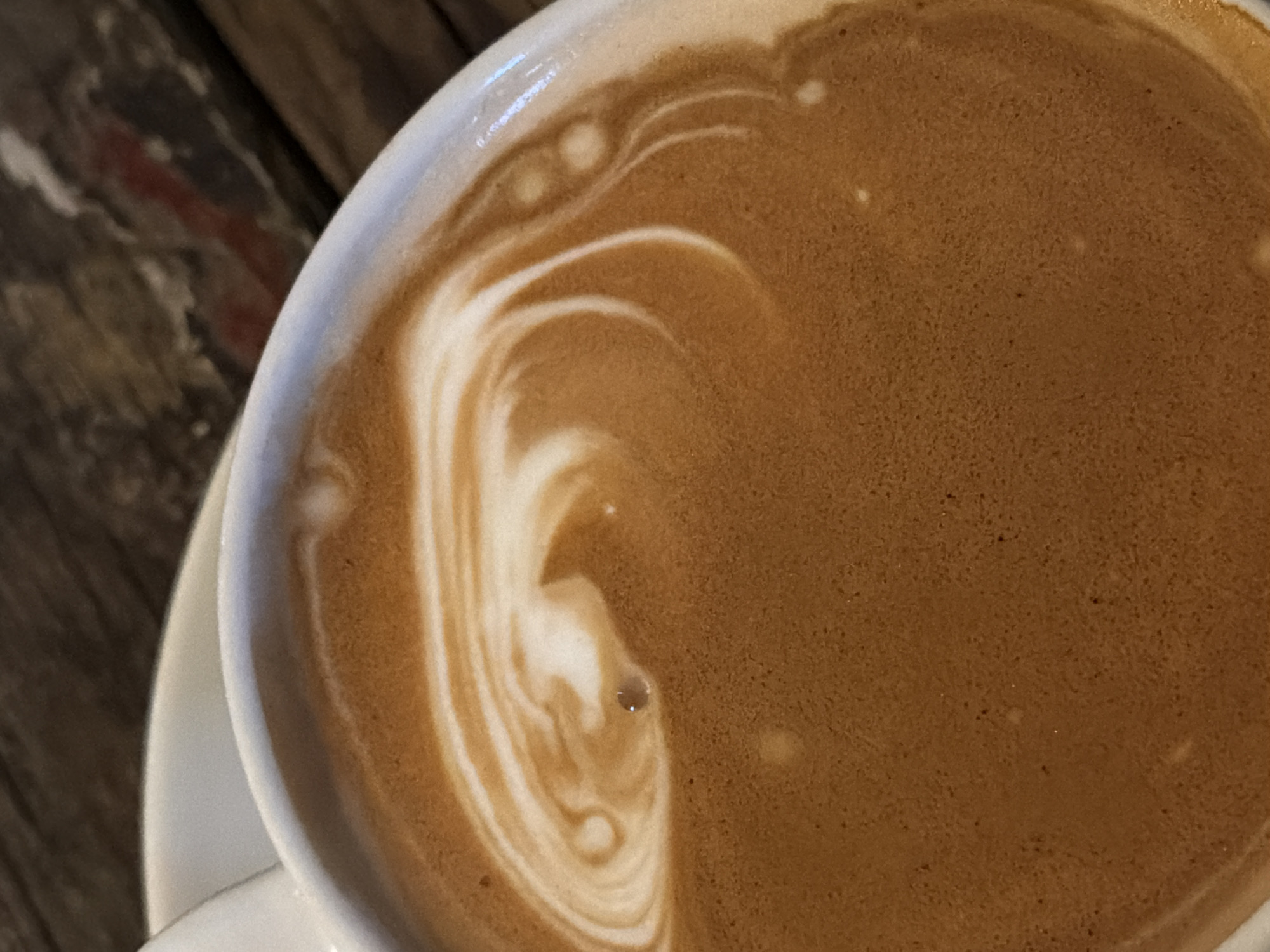 Coffee shop visit documented in Hout Bay, South Africa