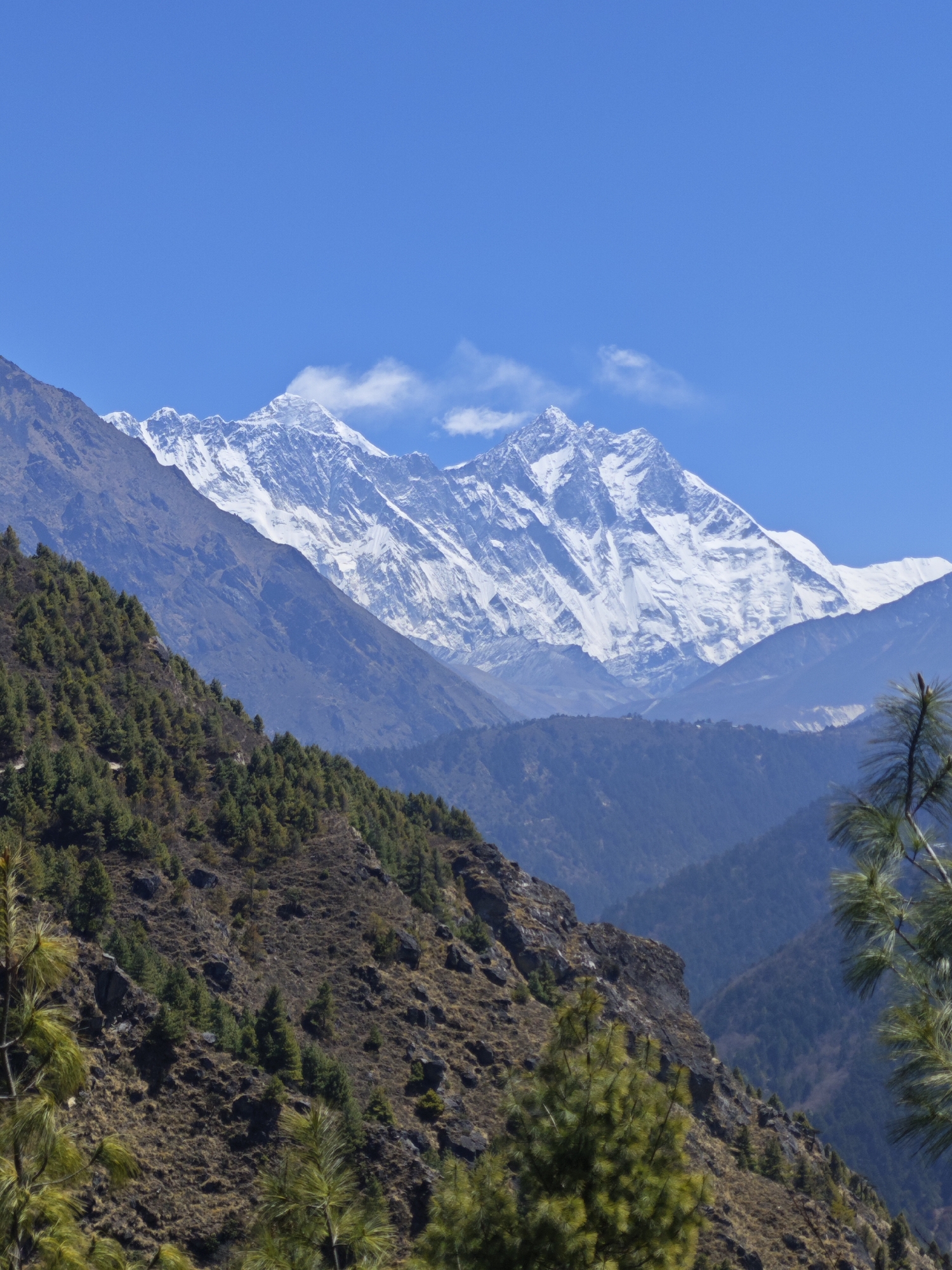 Mountain photography session captured in Khumjung, Nepal