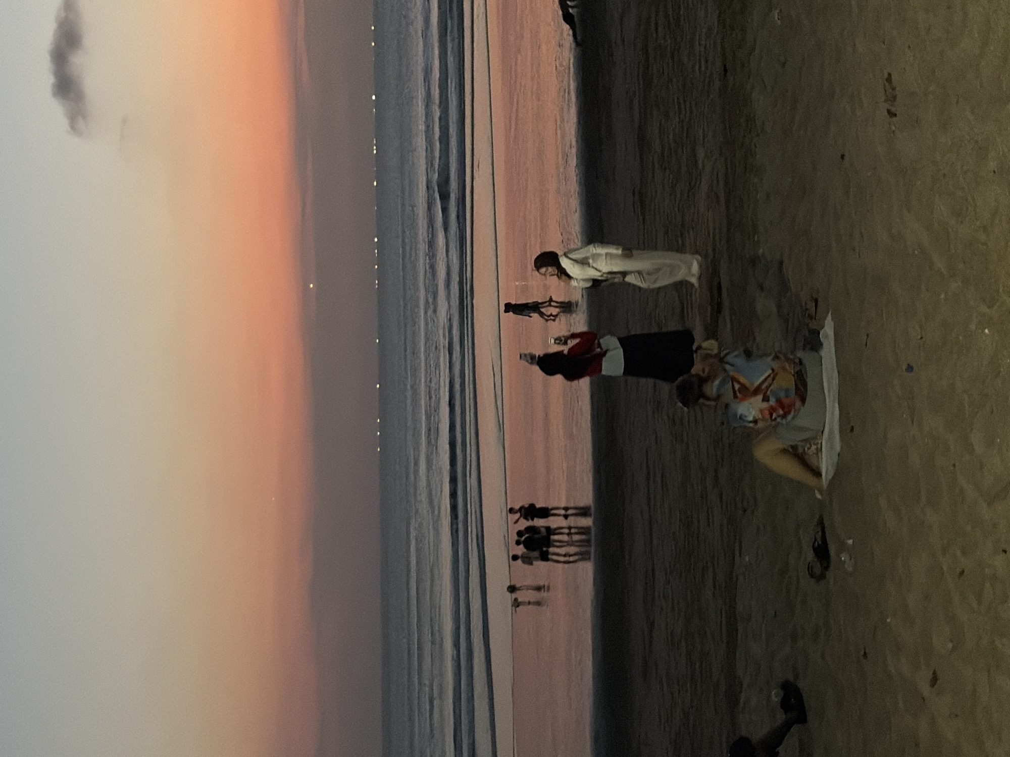 Kuta Beach comes alive at sunset and into the night