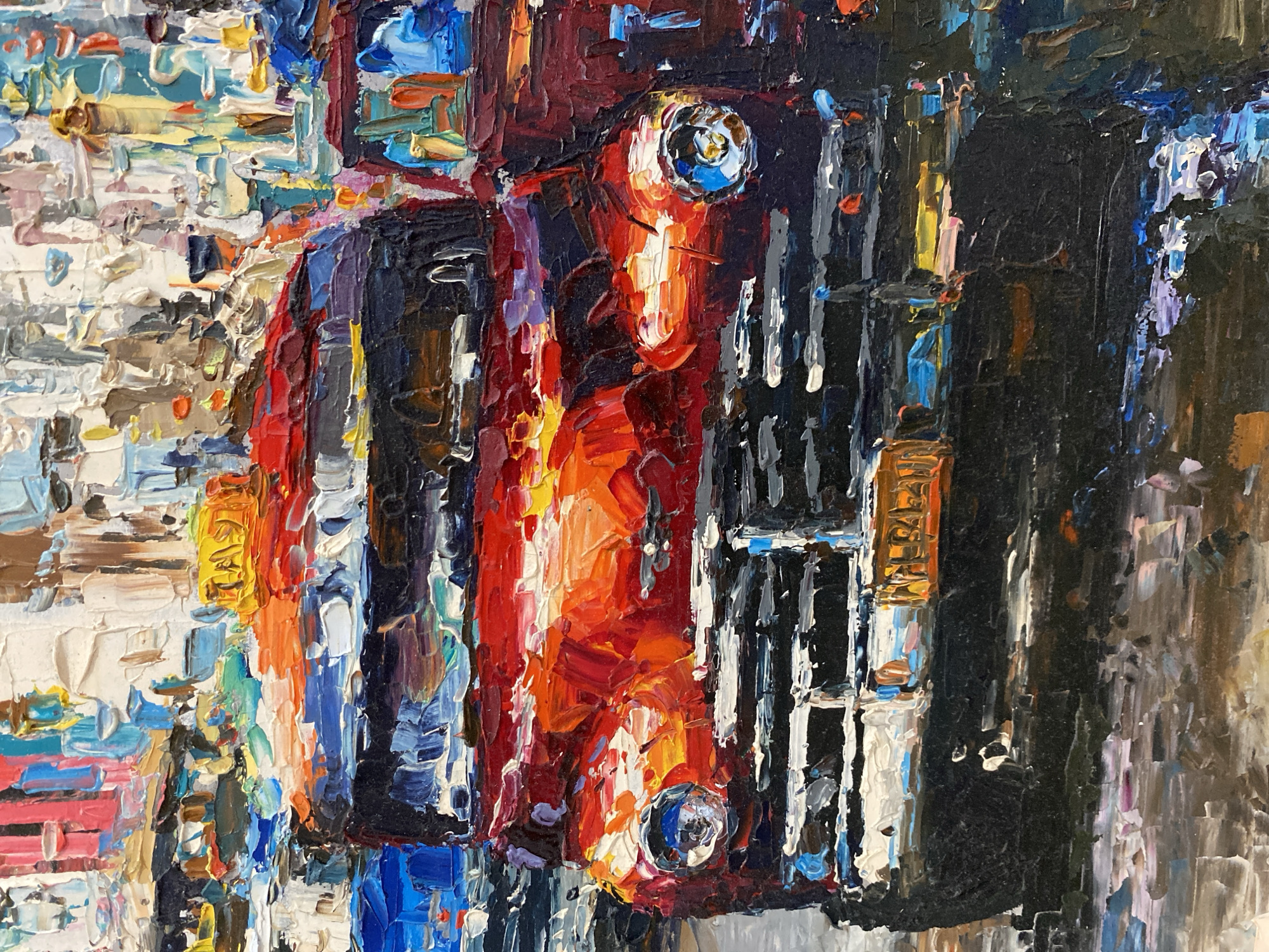 Artist documents Havana street scenes in oil paintings