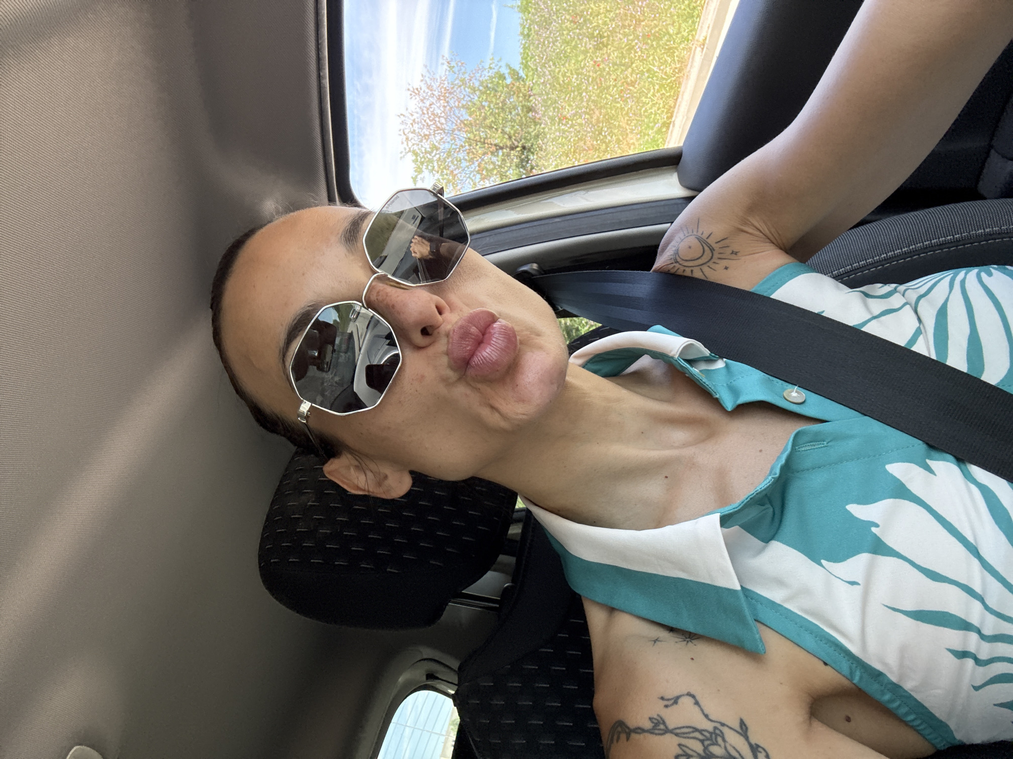 In-car selfies snapped in Pleven, Bulgaria