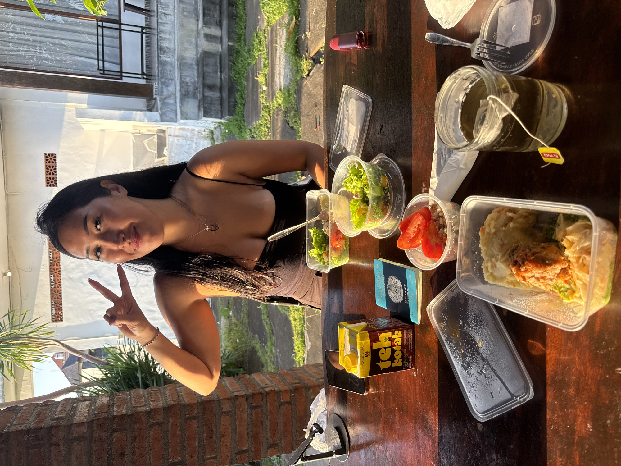 Food, pools, and passport out at a North Kuta resort morning