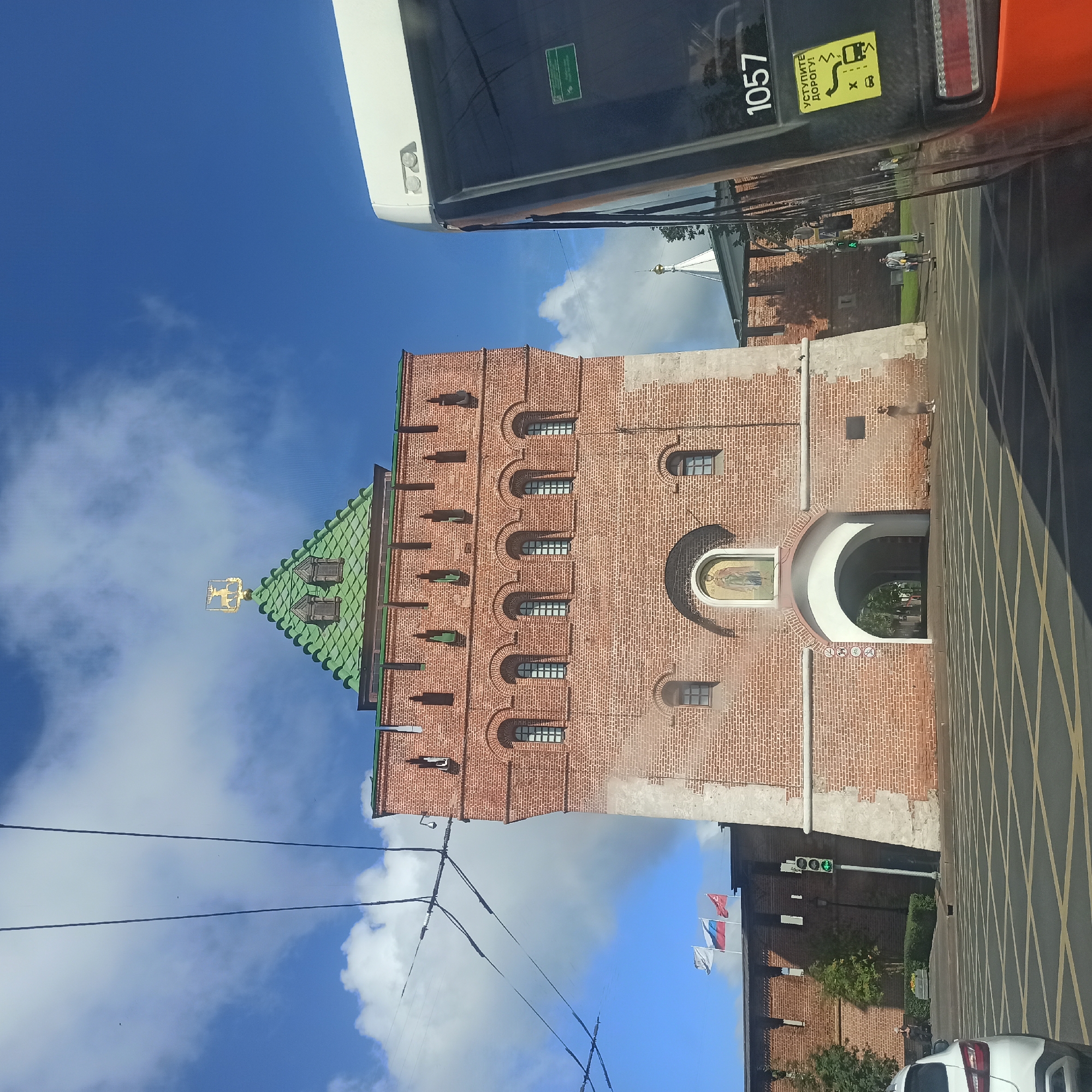 Ivanovskaya Tower at Nizhny Novgorod Kremlin, two angles