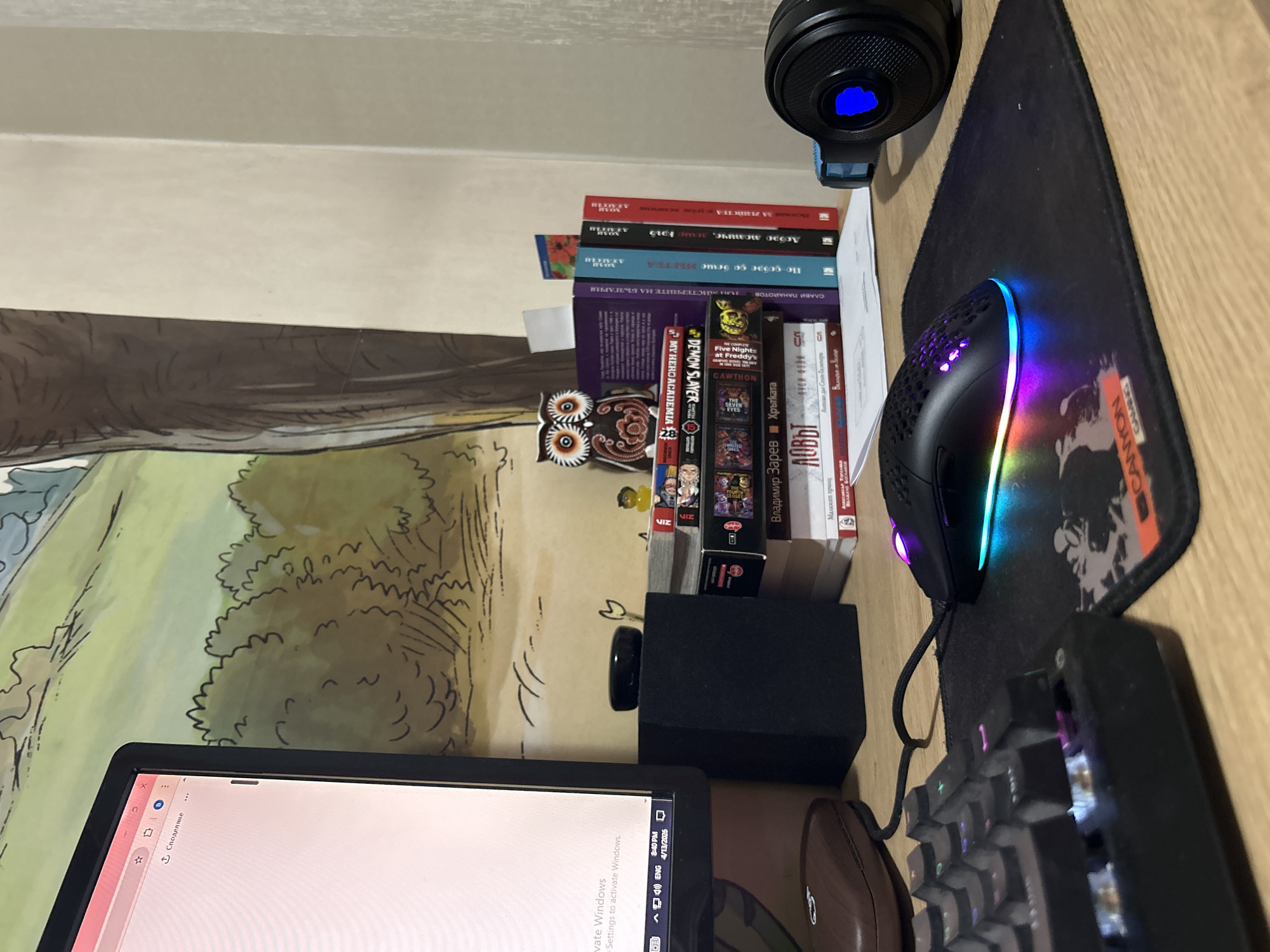 Computer workstation with Windows activation message observed in Silistra