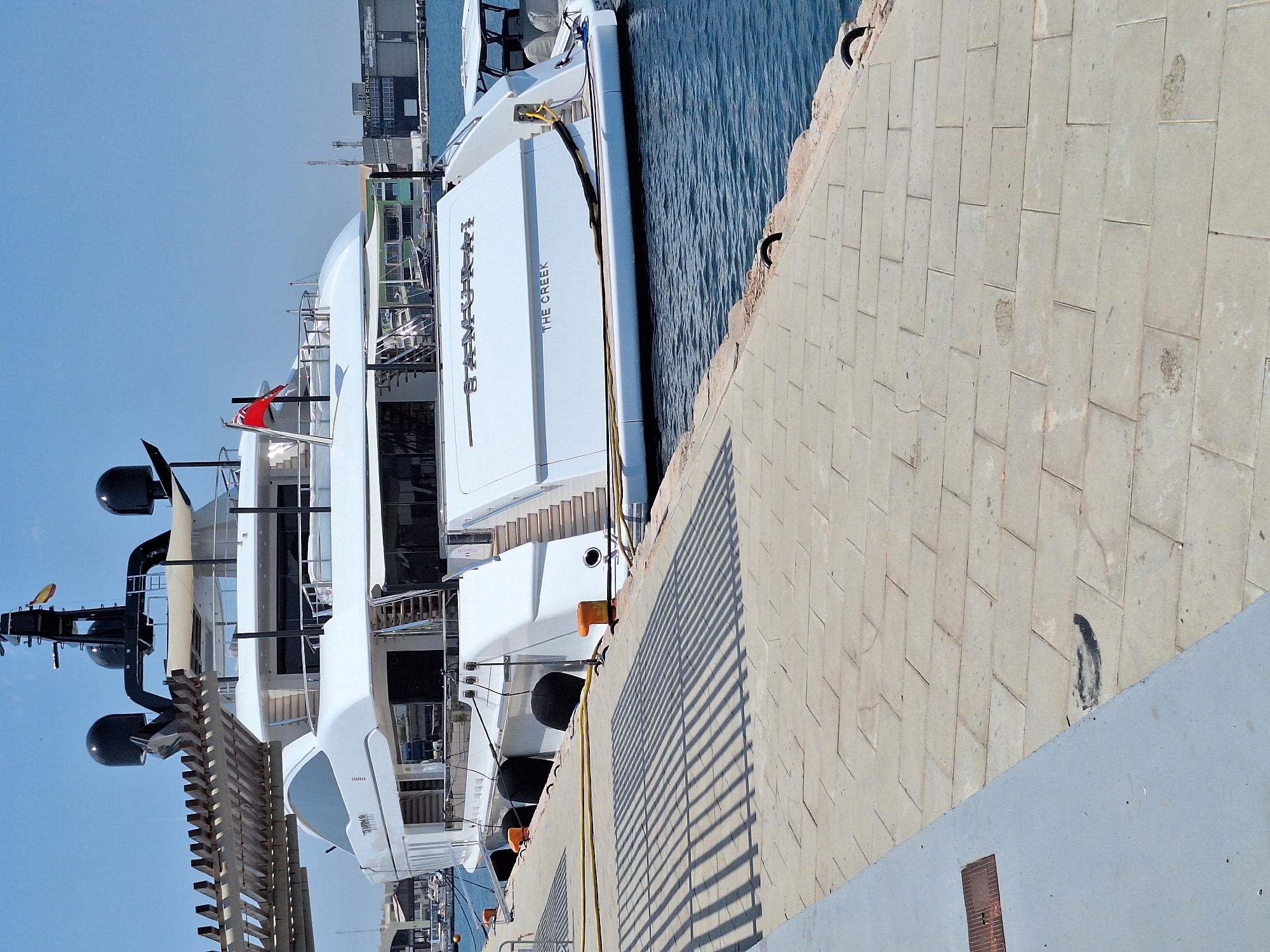 Luxury yacht spotted at Valencia's Marina Real Juan Carlos I