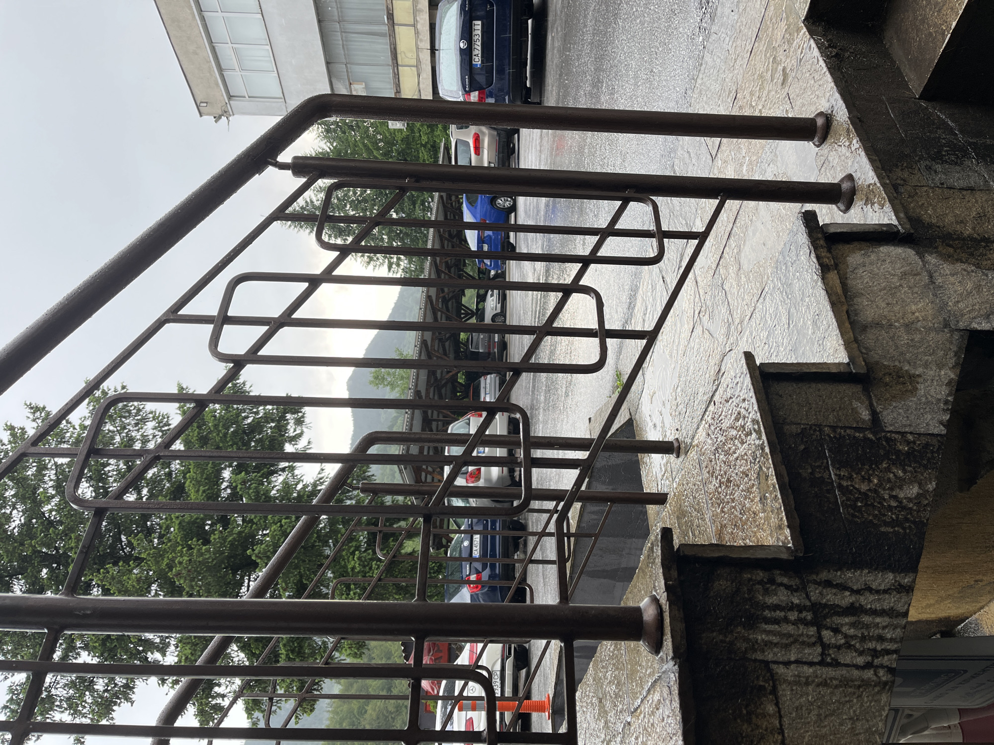 Casual moments captured in Smolyan: rain, currency, car interior
