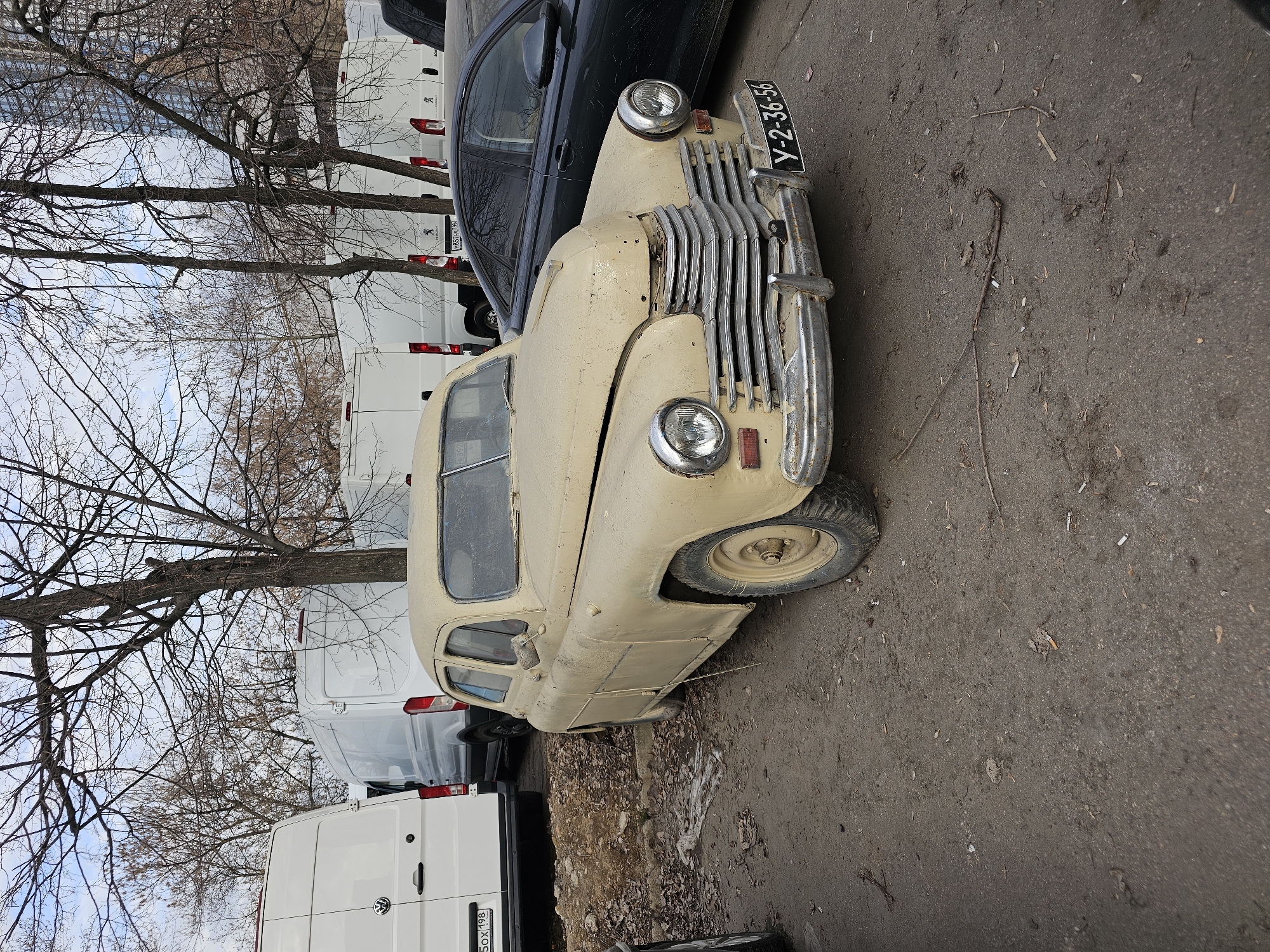 Vintage car spotted parked in Khimki, Russia