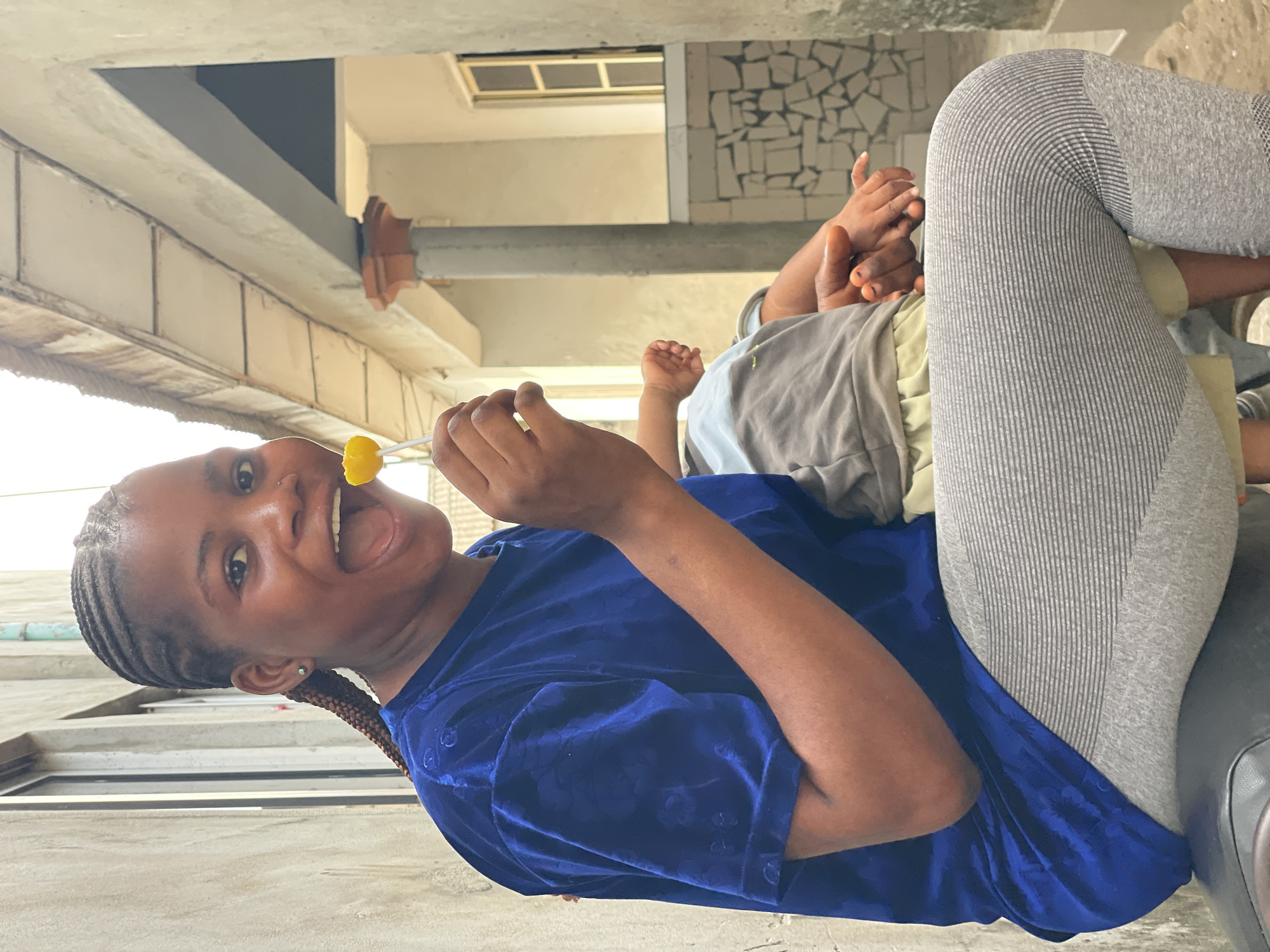 Afternoon street life documented in Badagry, Nigeria community