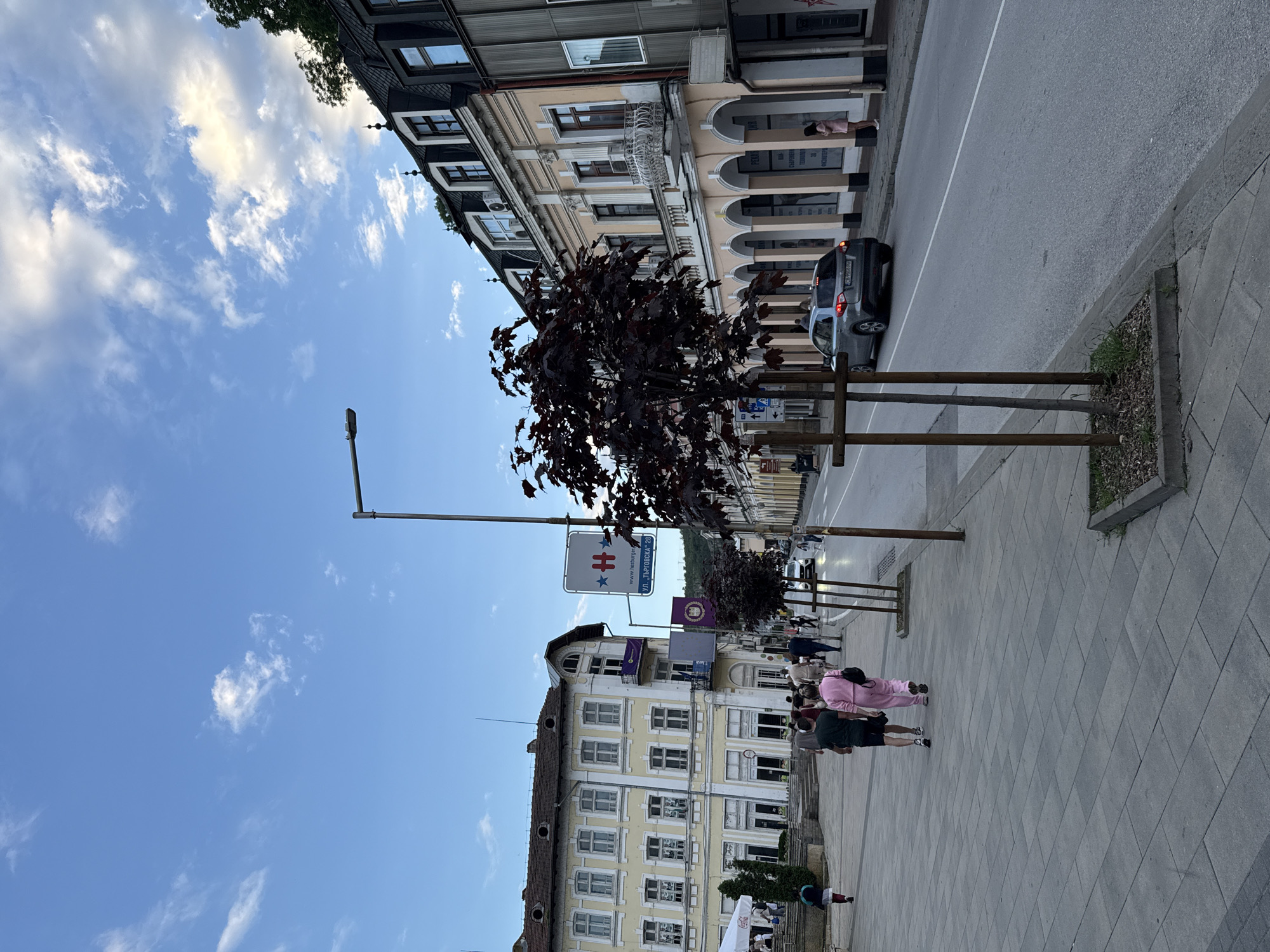 Witness documents afternoon riverside scenes in Lovech, Bulgaria