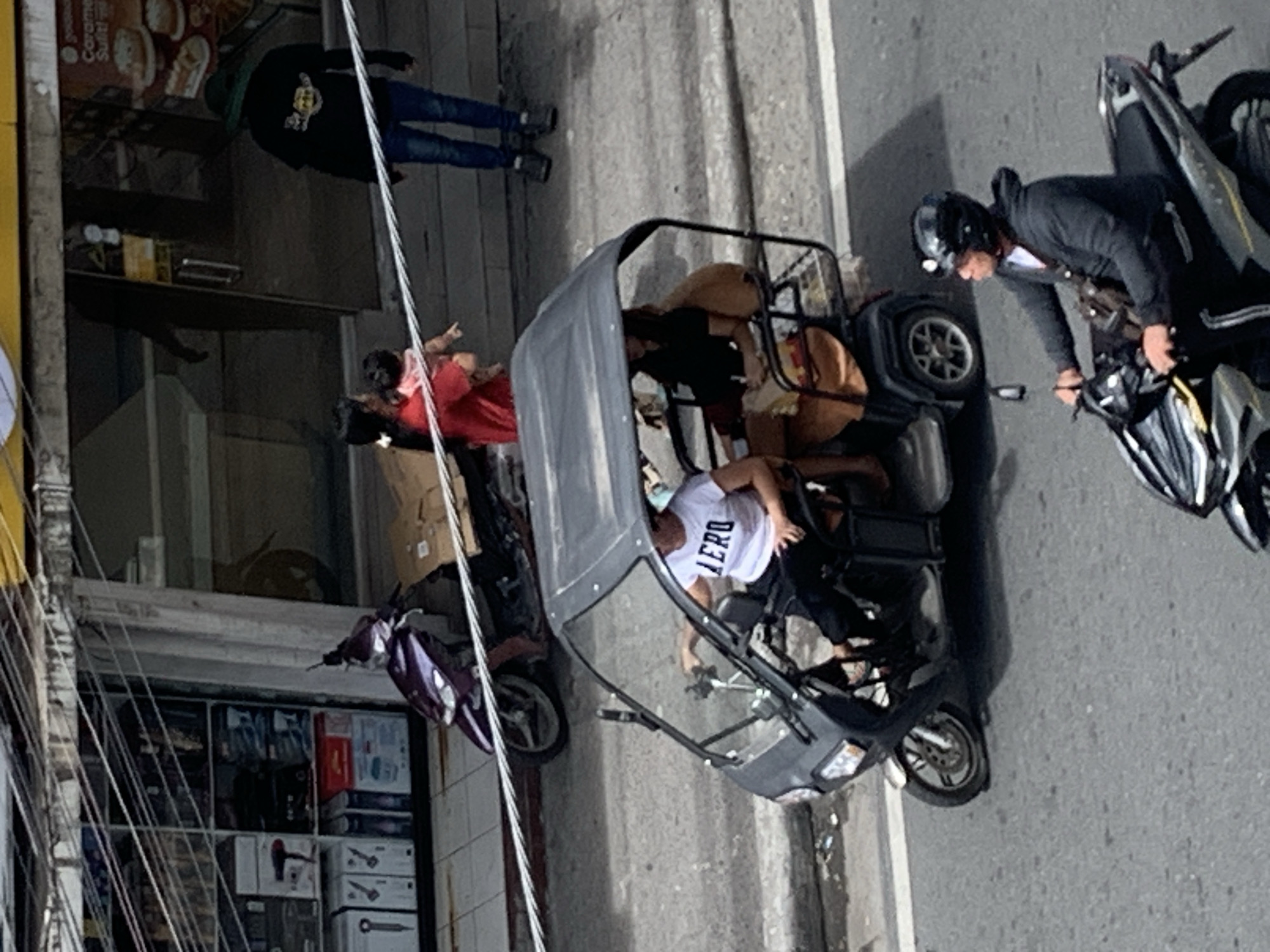 Morning street life across Angeles City, Philippines