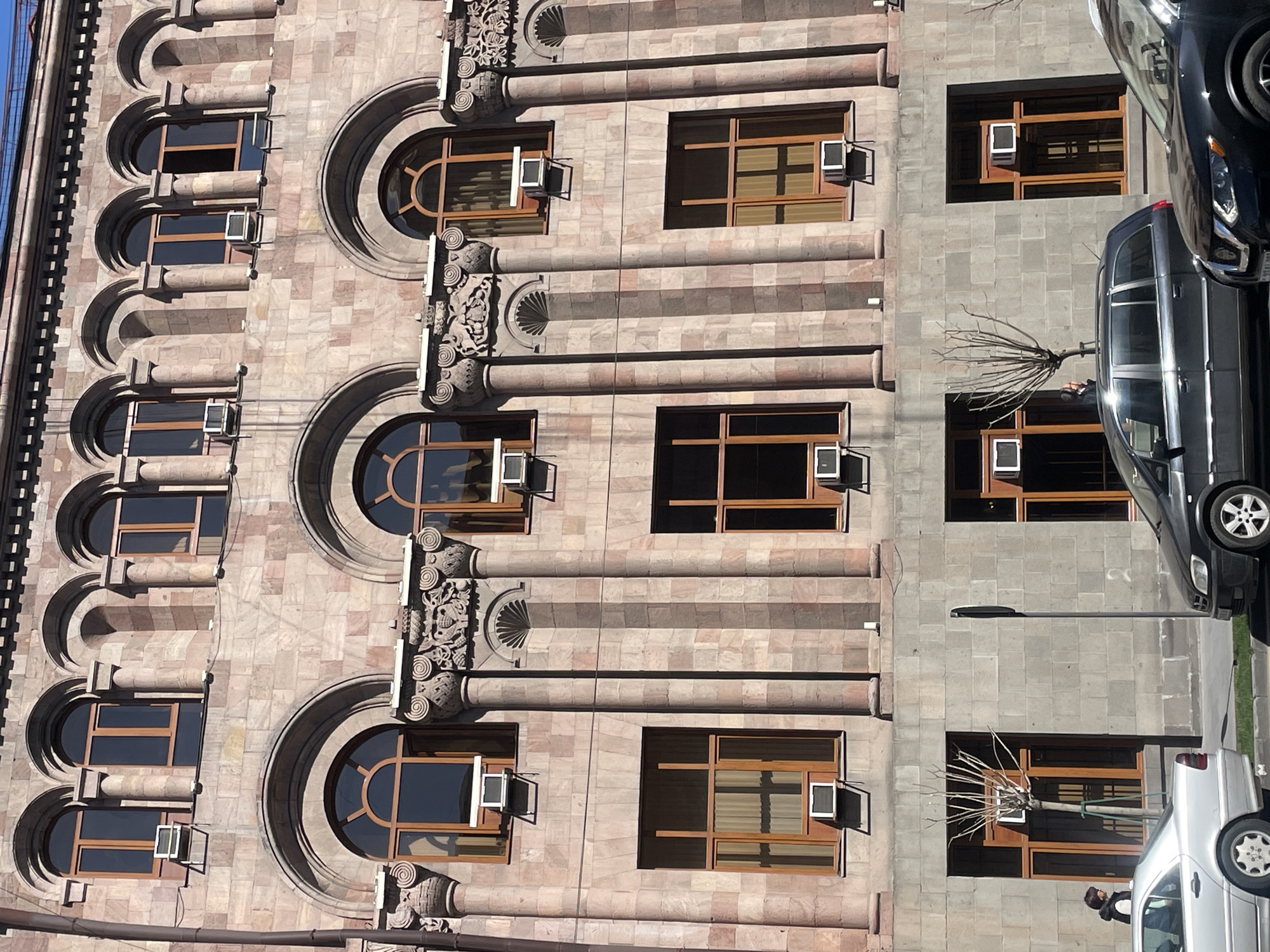 Stone architecture documented in central Yerevan