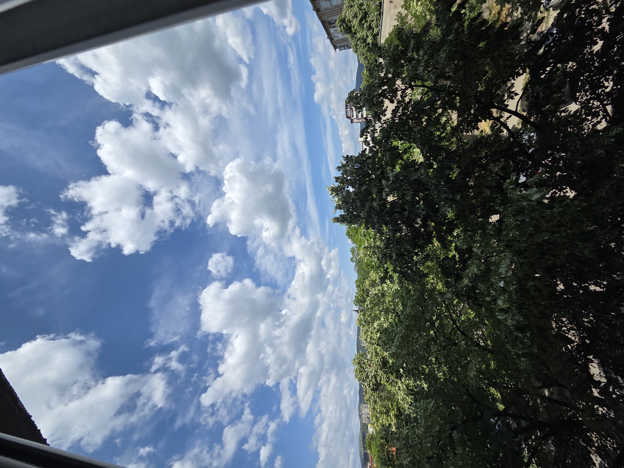 Morning scenes captured in Stara Zagora include skyline, energy drink