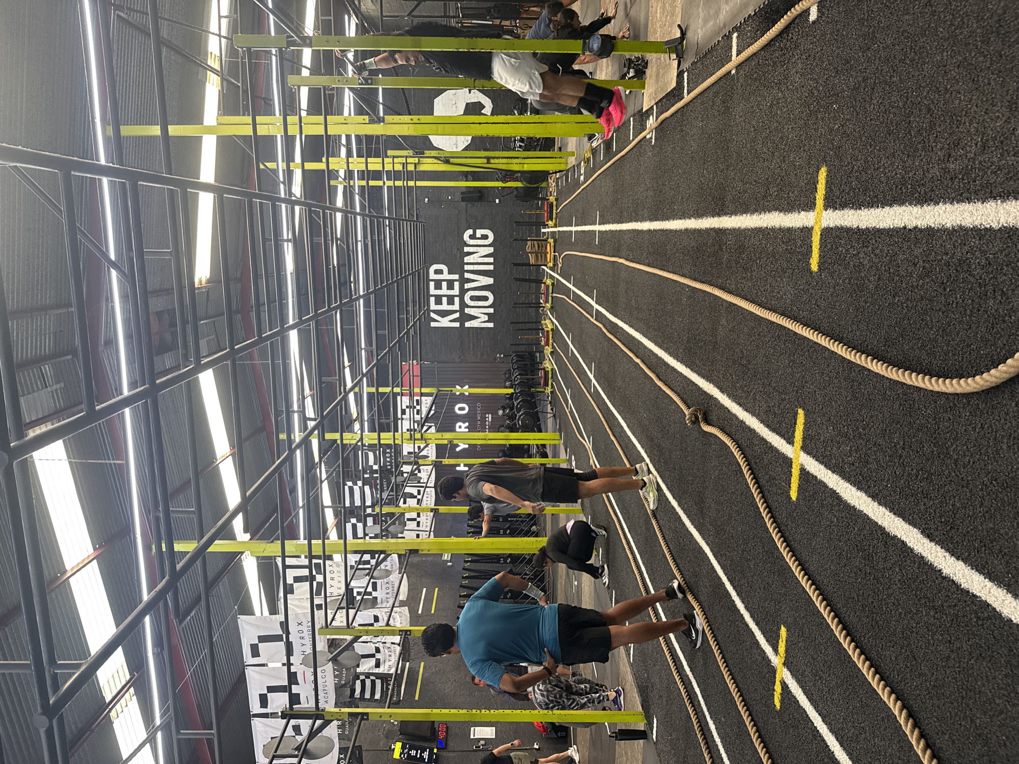Fitness enthusiasts train at HYROX gym in Mexico City