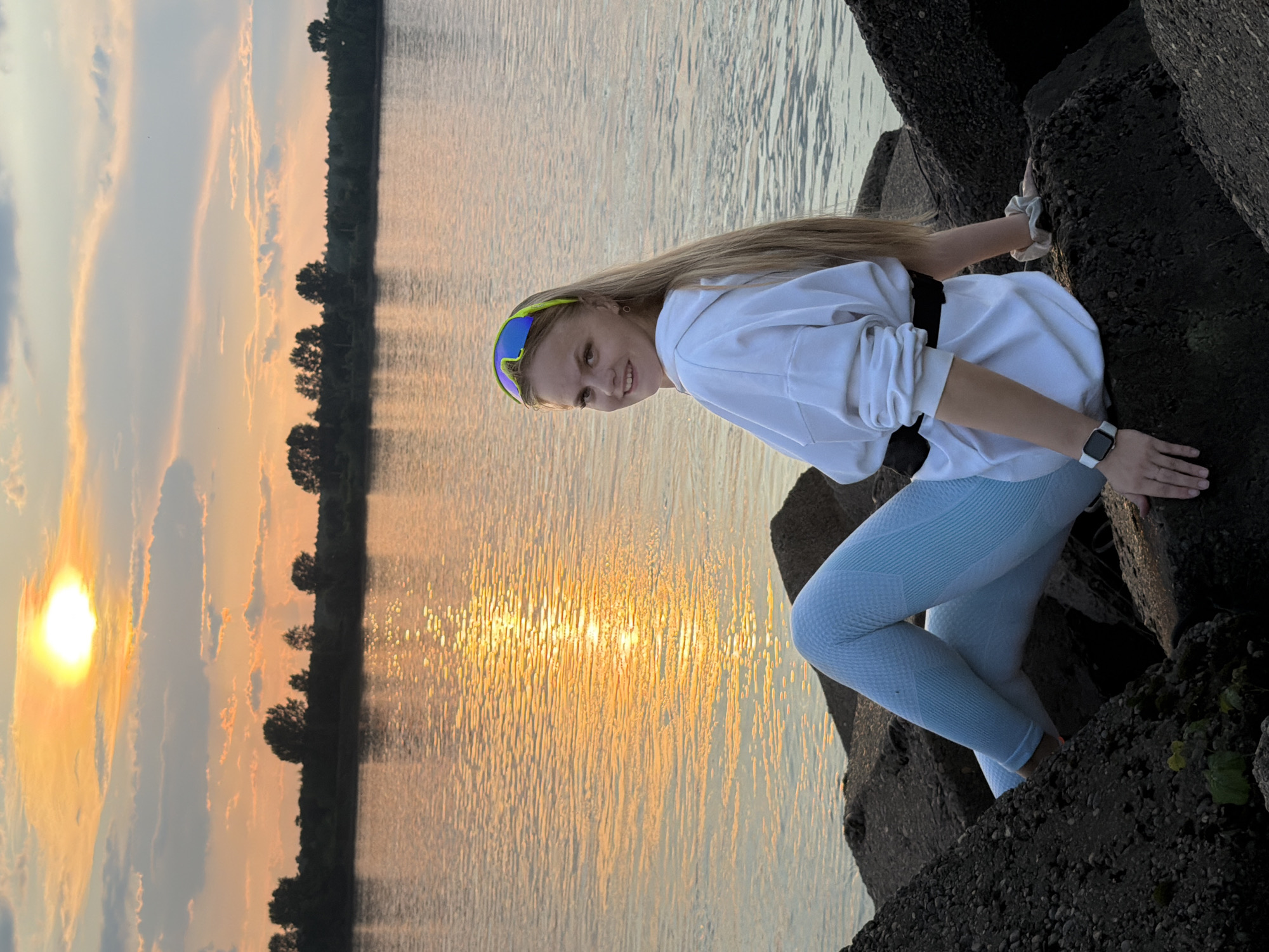 Evening gathering at Kama River waterfront in Chaikovsky