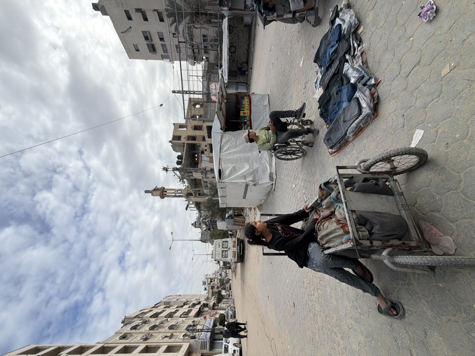 Daily life continues in damaged Gaza City streets