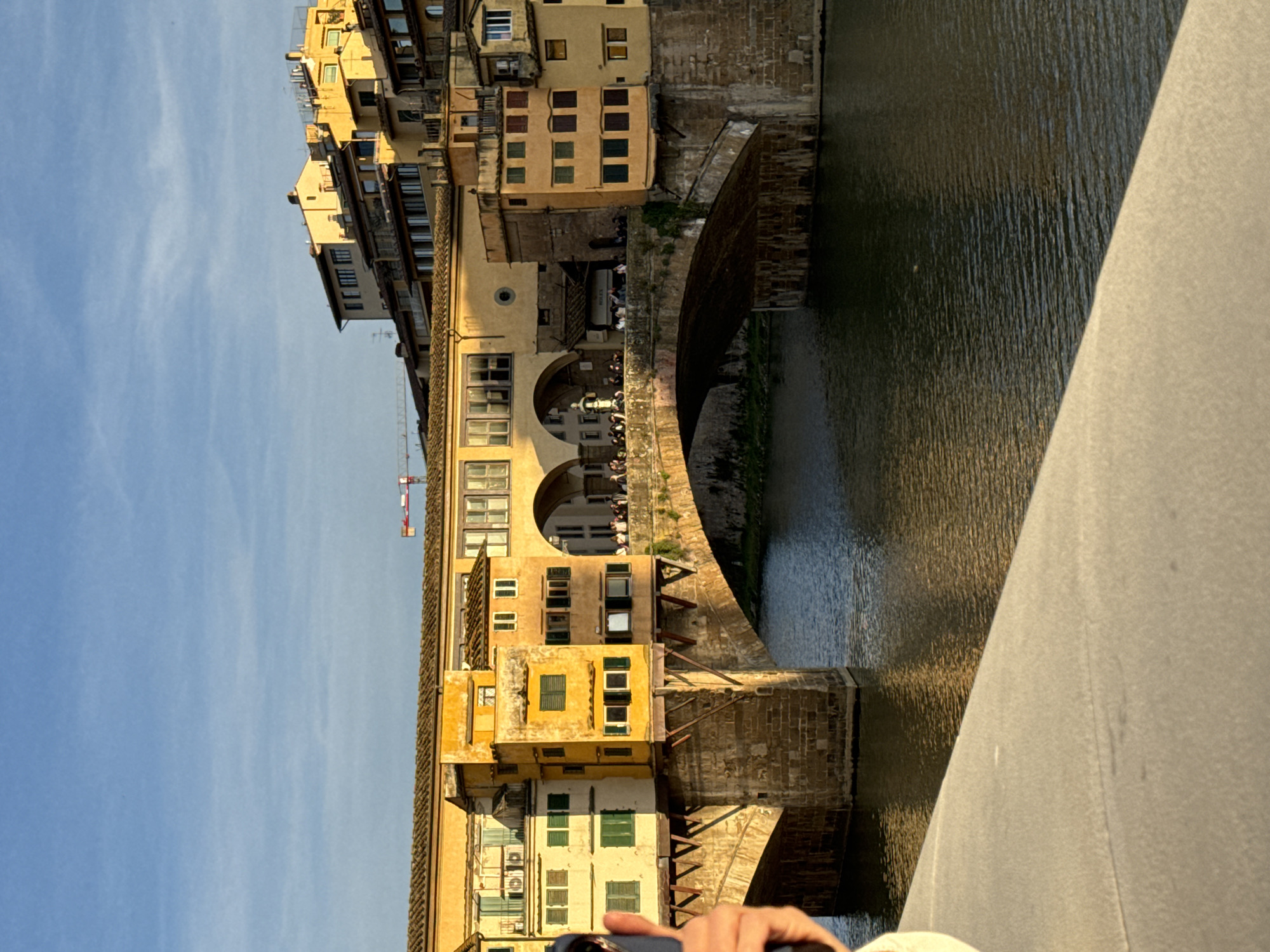 Tourist captures Florence landmarks during afternoon visit