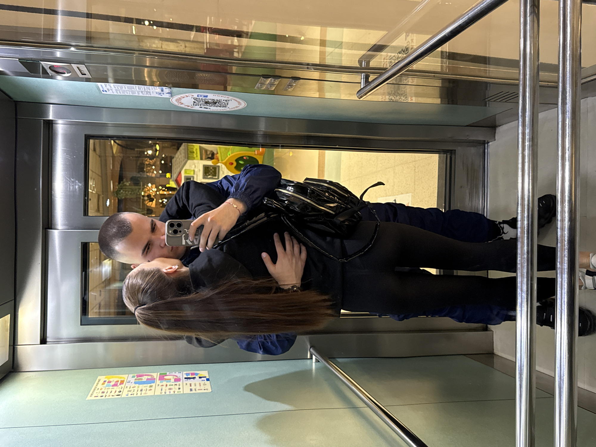 Couple enjoys afternoon at indoor entertainment venue