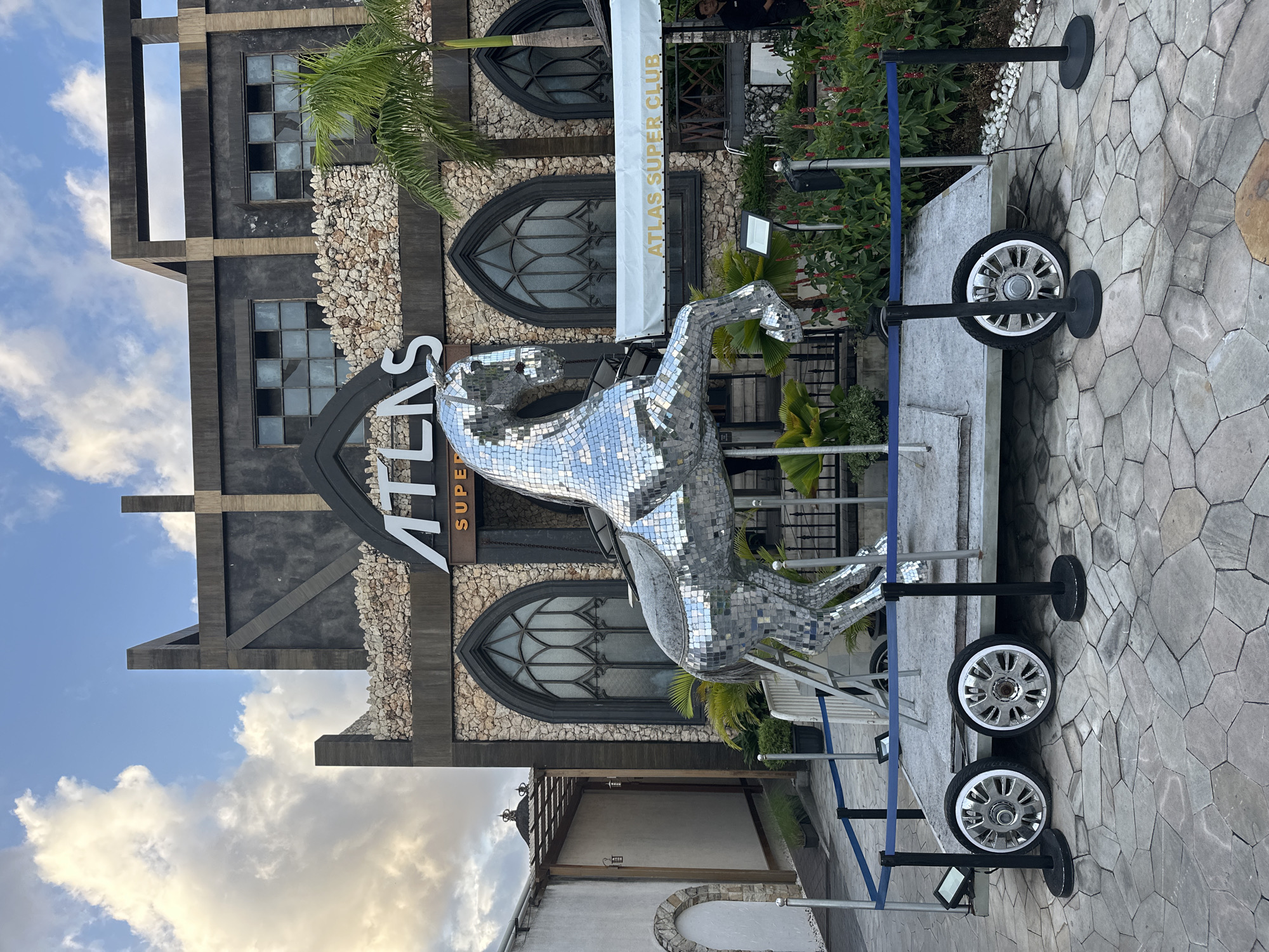 Atlas Super Club facade documented in North Kuta