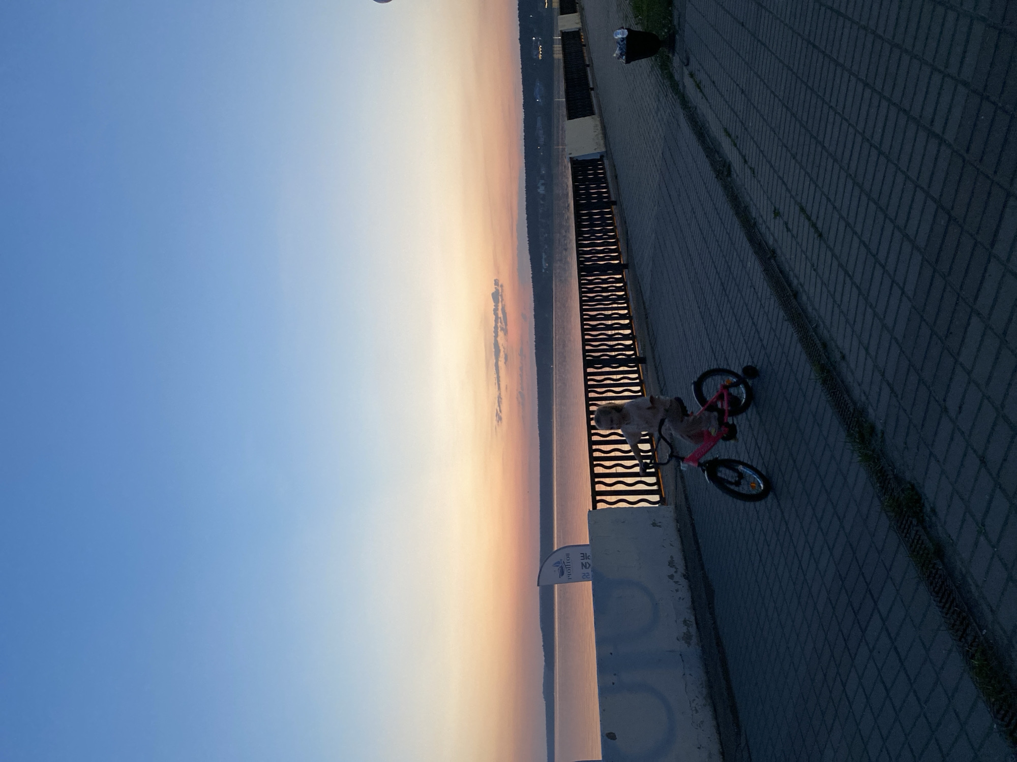 Family evening visit to illuminated waterfront attractions in Votkinsk