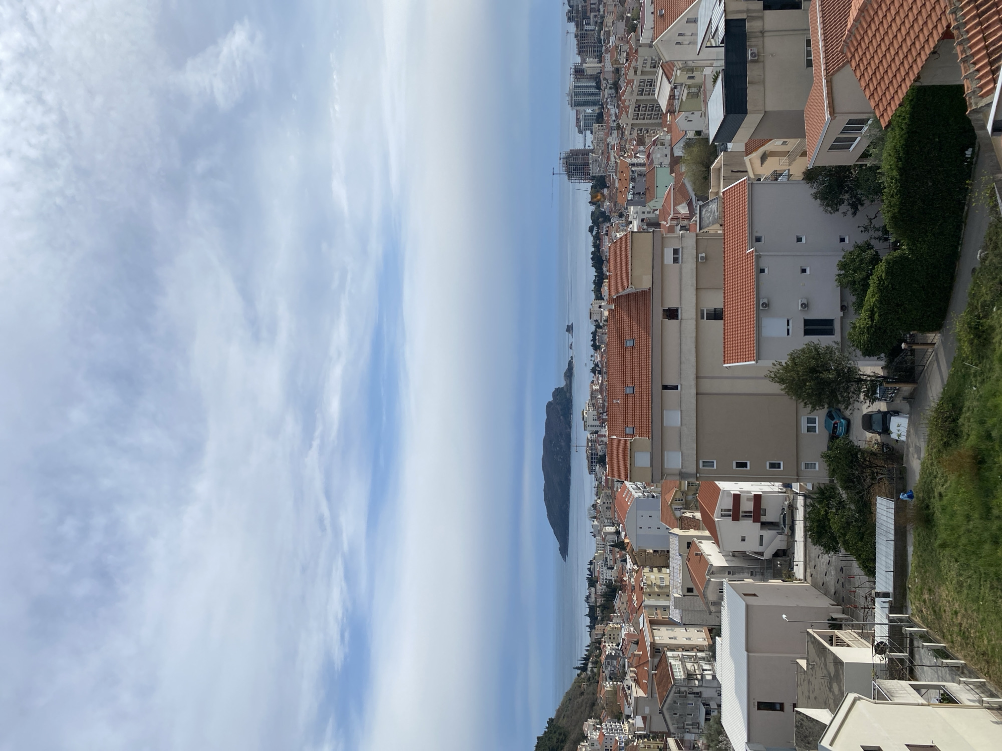 Scenic views of Budva cityscape and streets captured