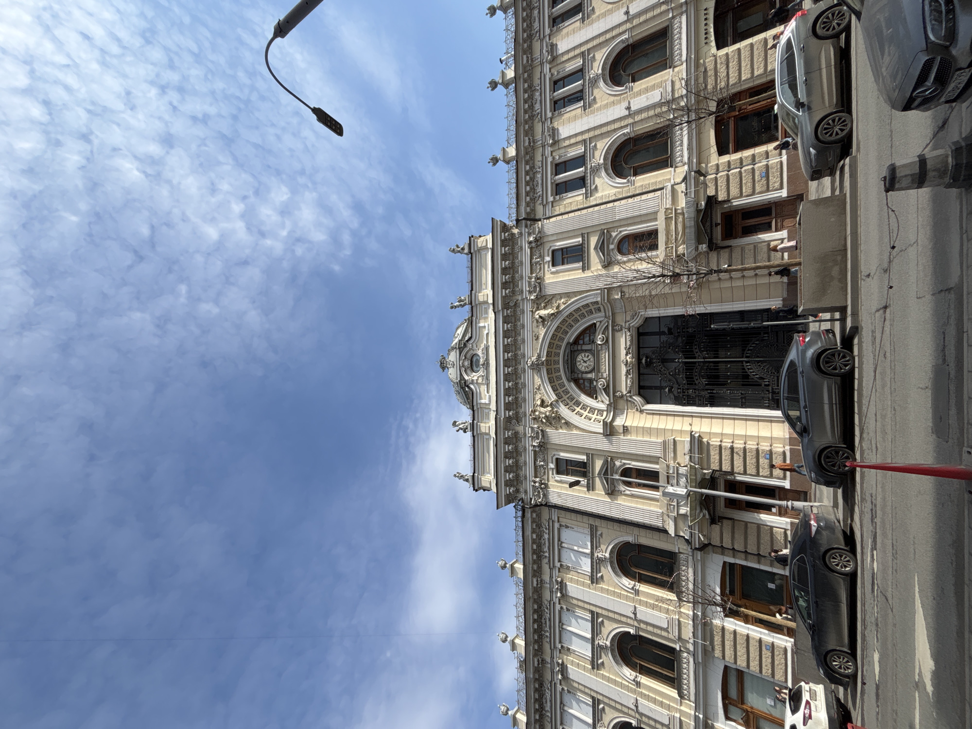 Ornate Eliseevsky Emporium building observed in central Moscow