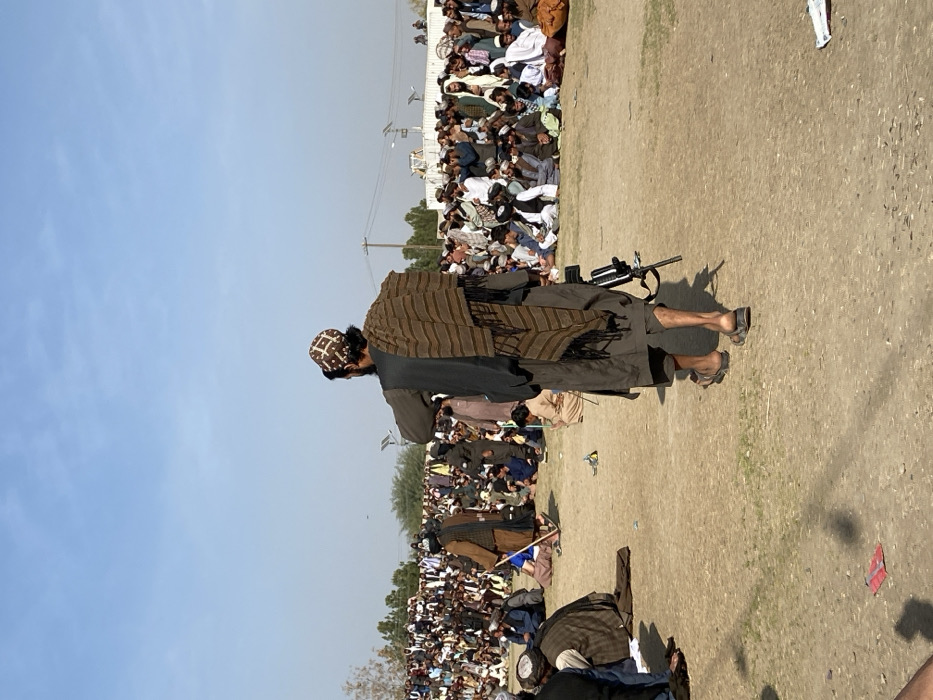 Large traditional gathering draws hundreds in Kandahar field