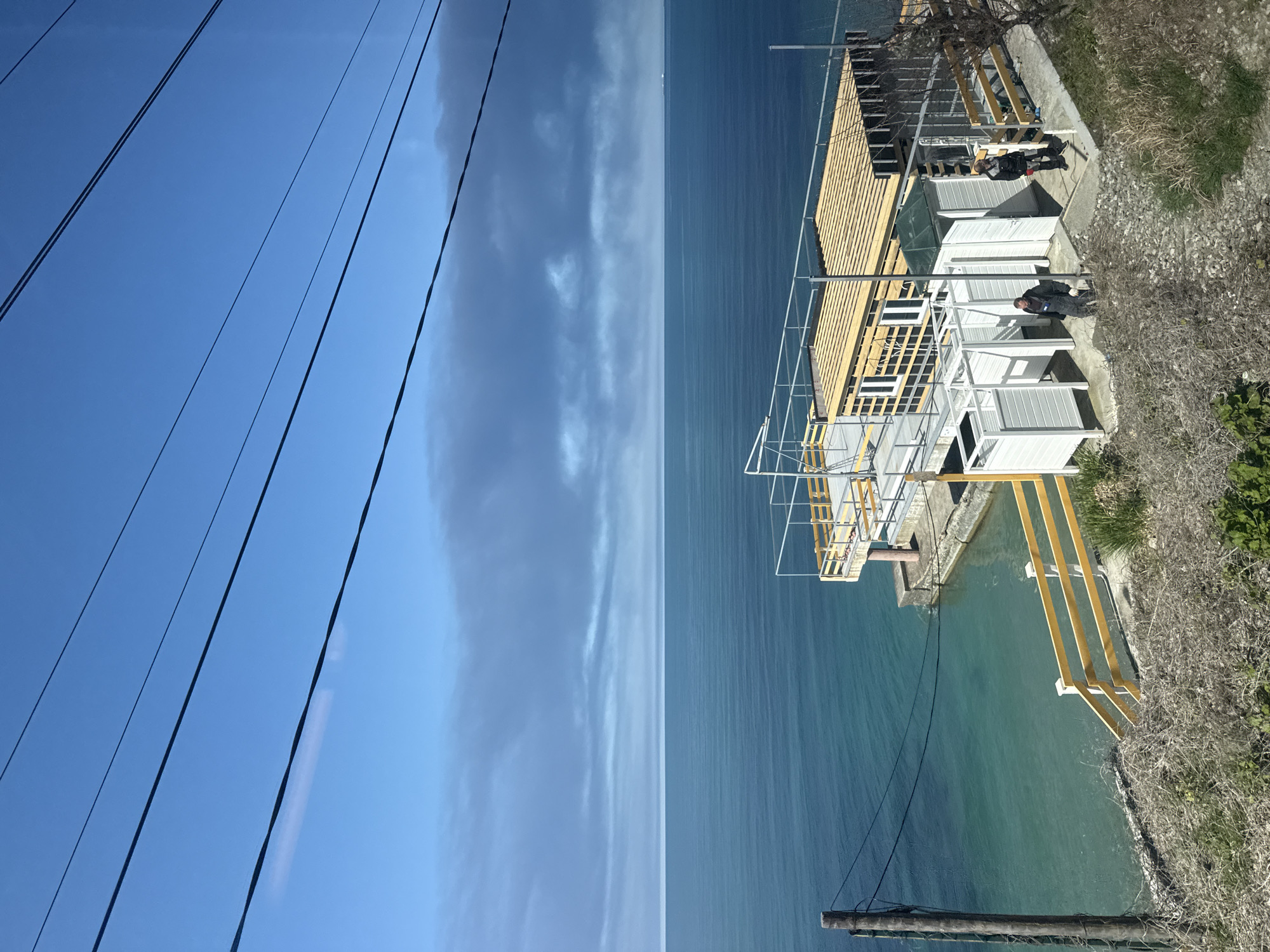Coastal railway journey documented by multiple witnesses