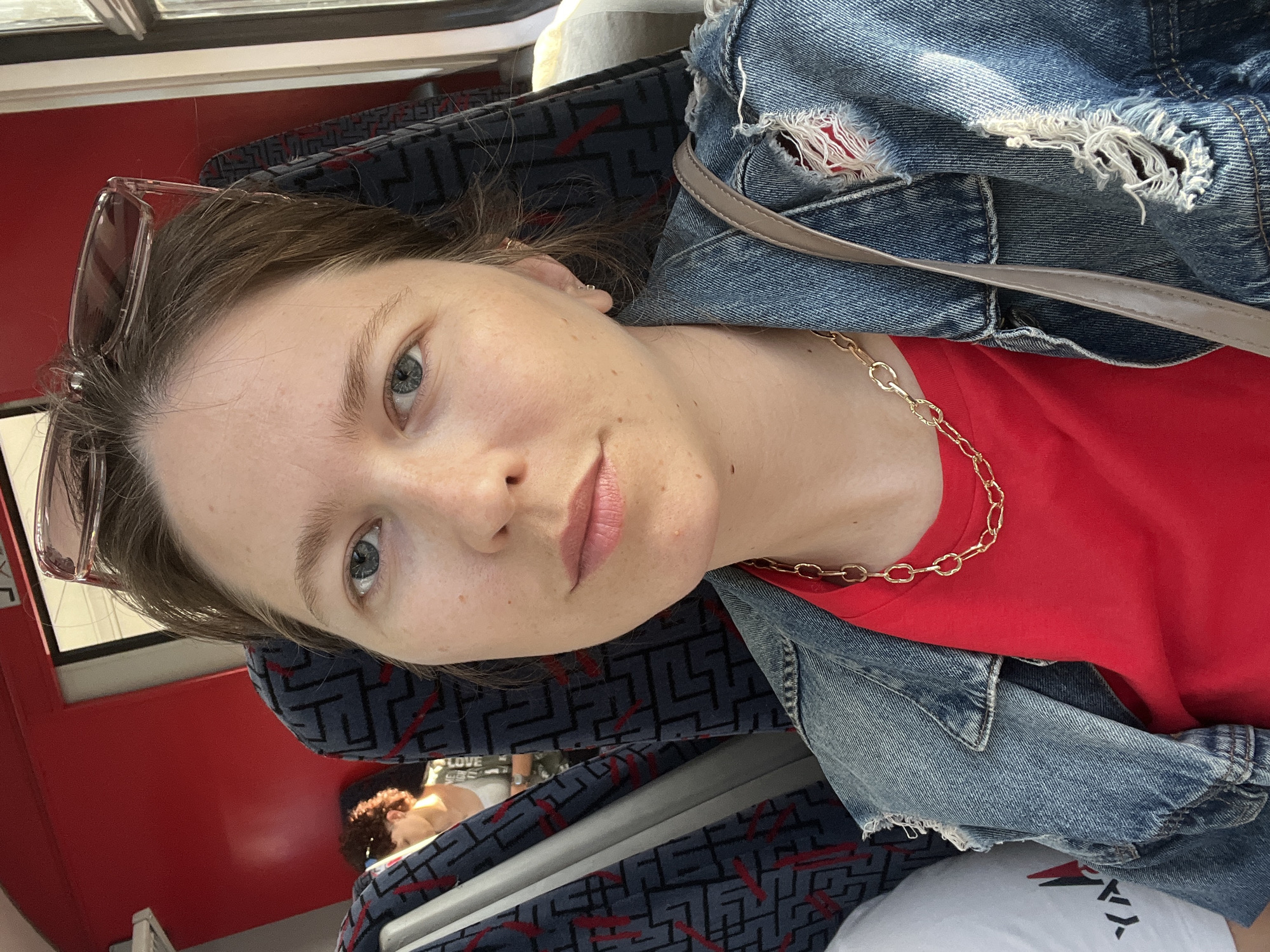 Train passenger and Cyrillic message captured in Montenegro