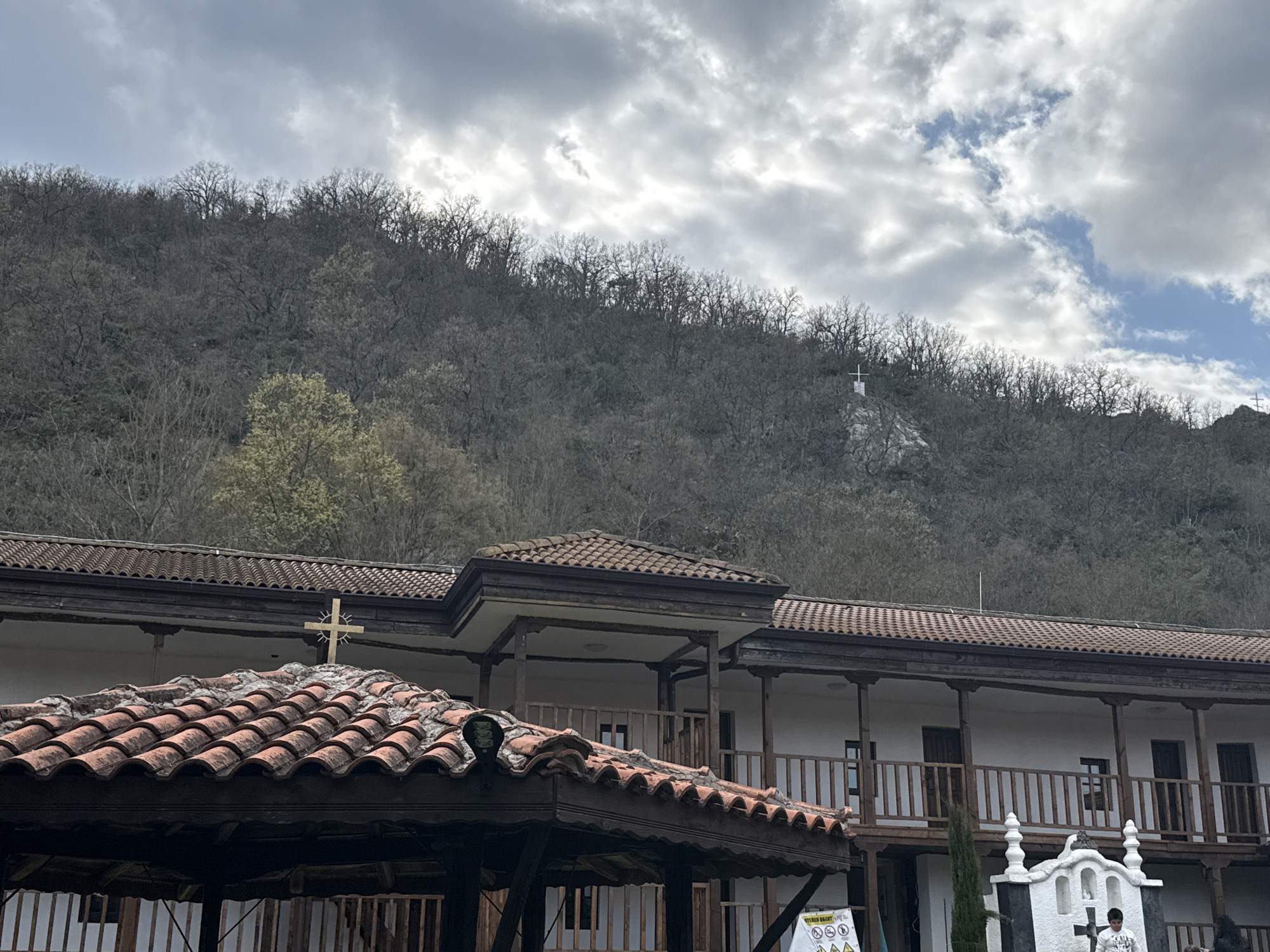 Mramor Bulgaria church and exotic bird enclosure documented