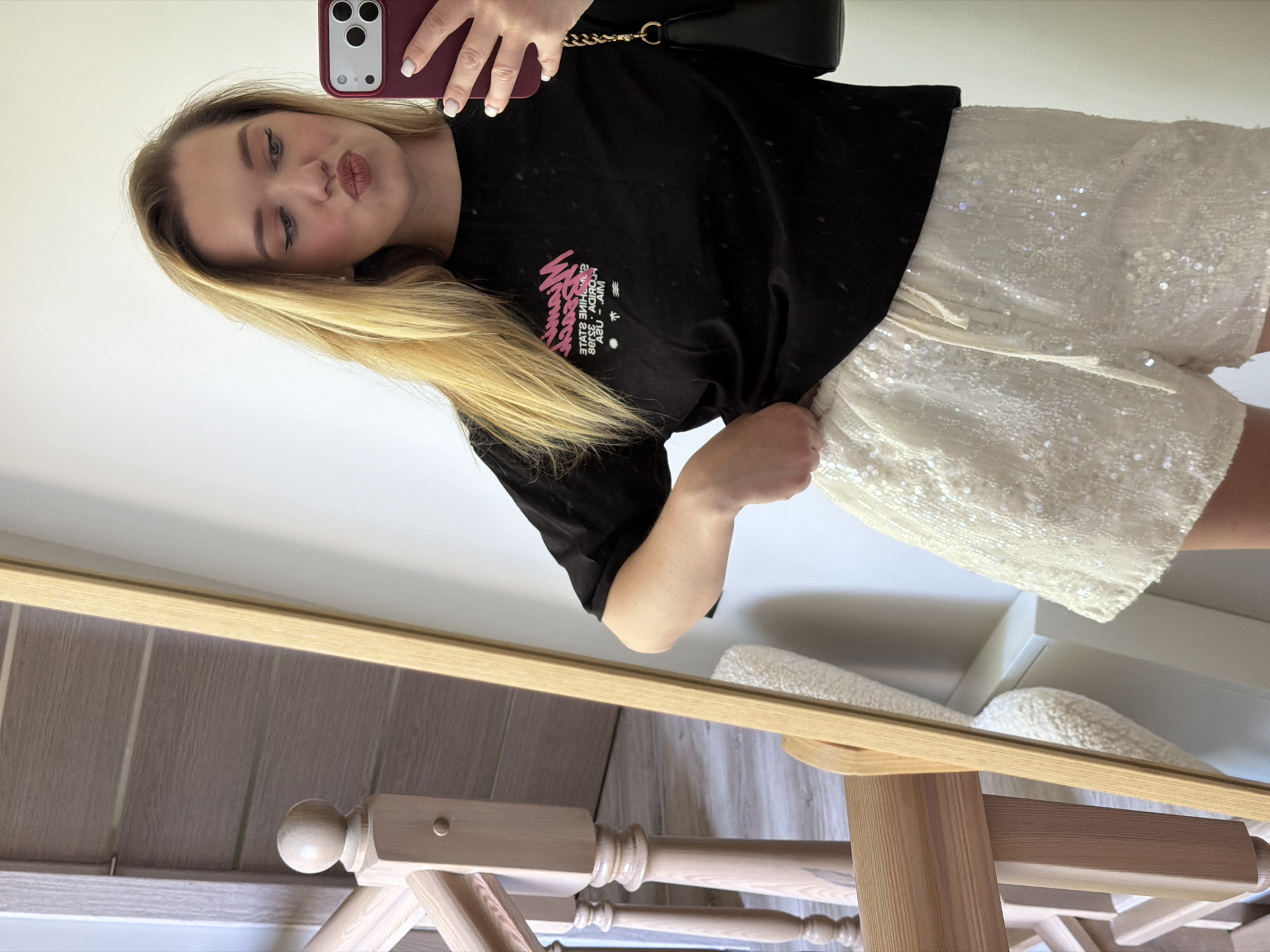 Mirror selfie session in Dreiliņi, Latvia