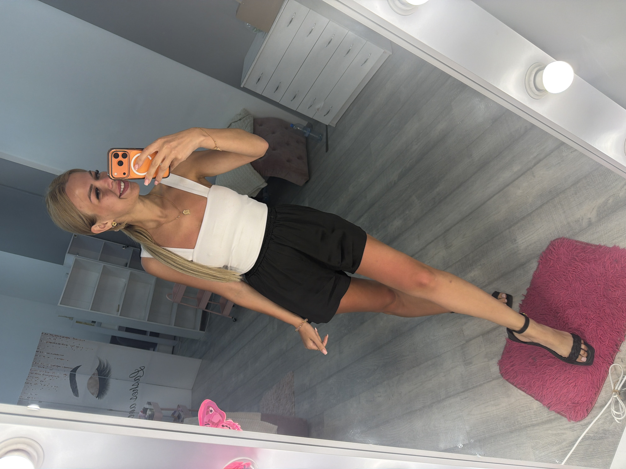 Afternoon in Kyiv: selfies, high-rises, and a pregnancy moment