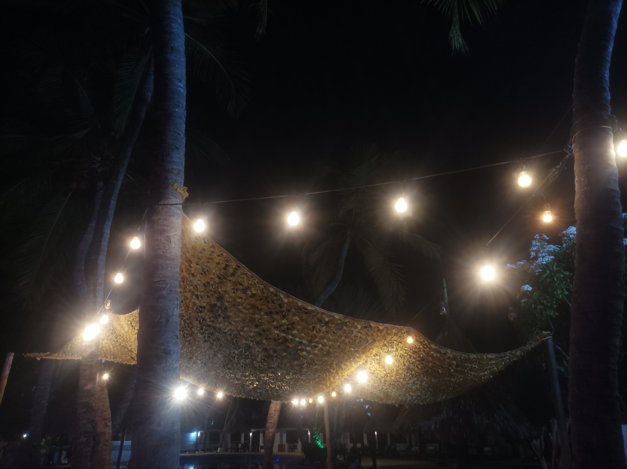 Evening ambiance captured at Margarita Village lounge in Porlamar