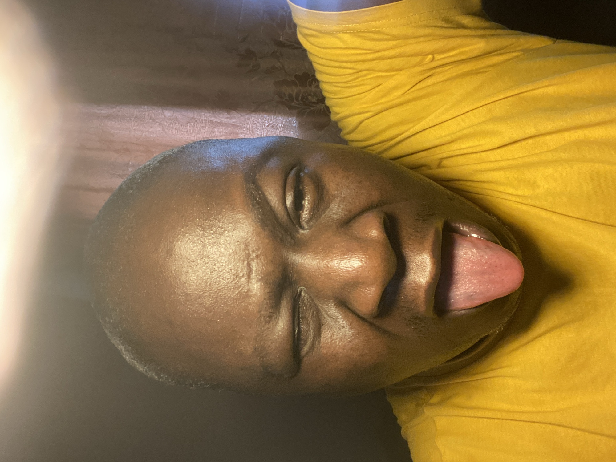 Playful close-up portrait in Sabon Tasha, Nigeria