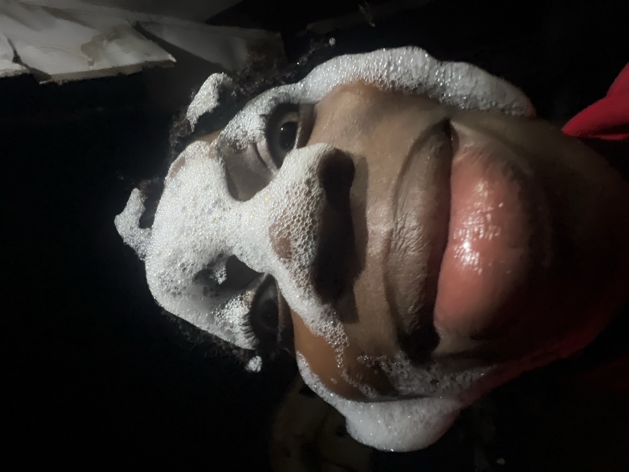 Foam-covered face and eggs, a playful night in Nkpor