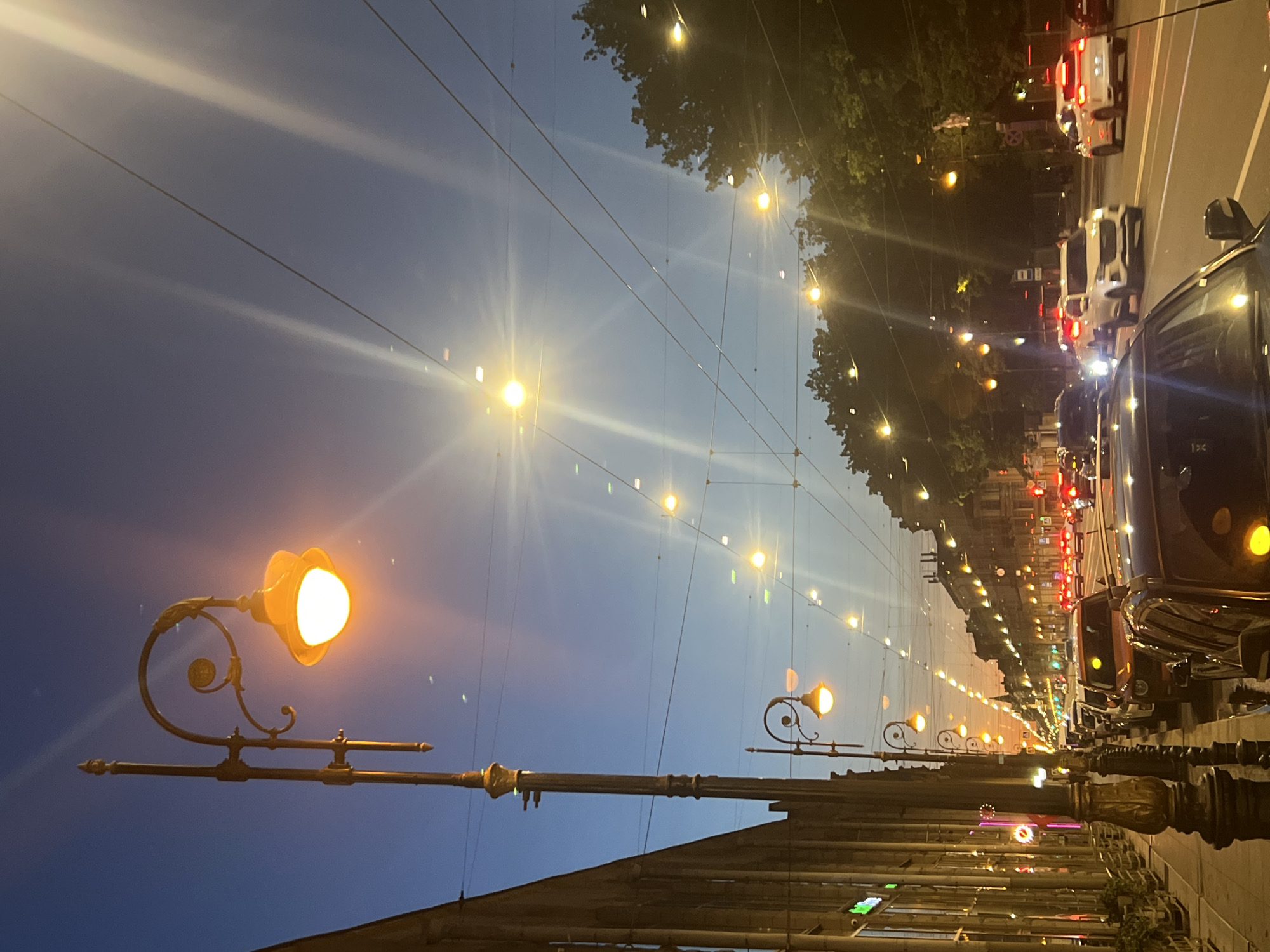 Evening stroll through Saint Petersburg's ornate city streets