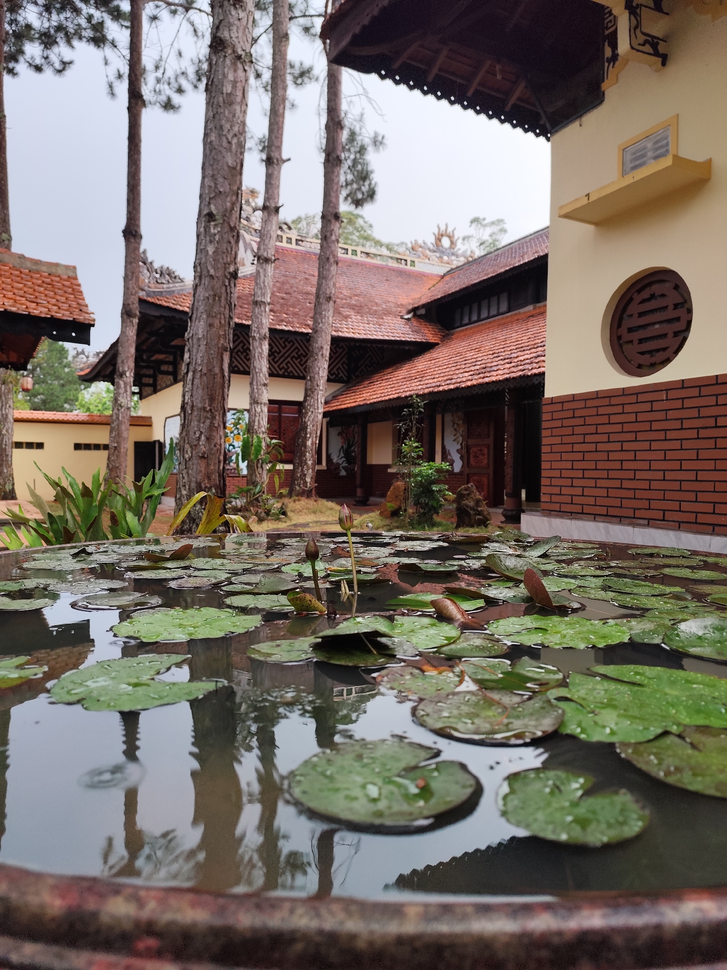 Buddhist temple complex documented in Da Lat, Vietnam