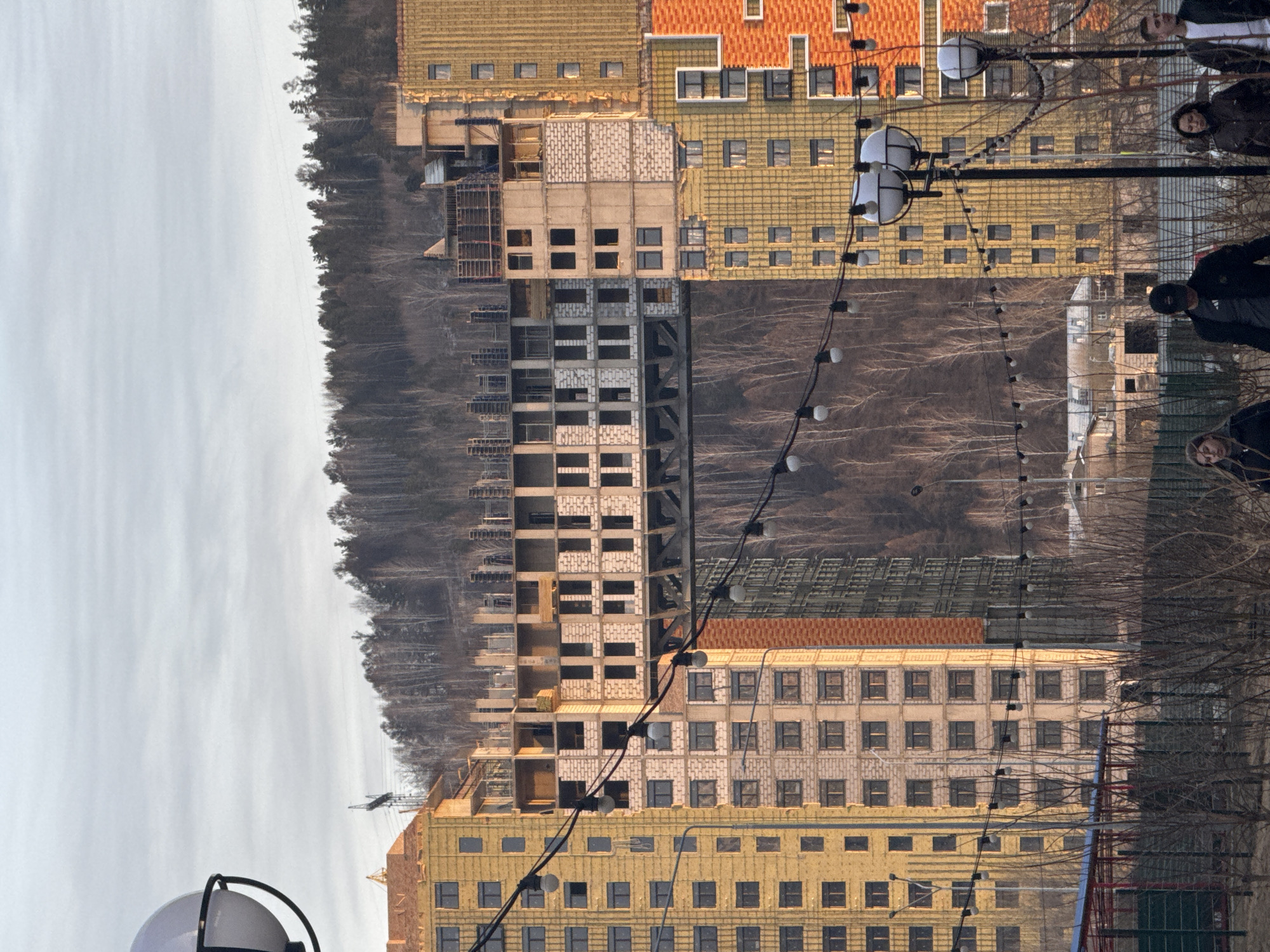 Krasnoyarsk cityscape captured showing mixed architecture and construction