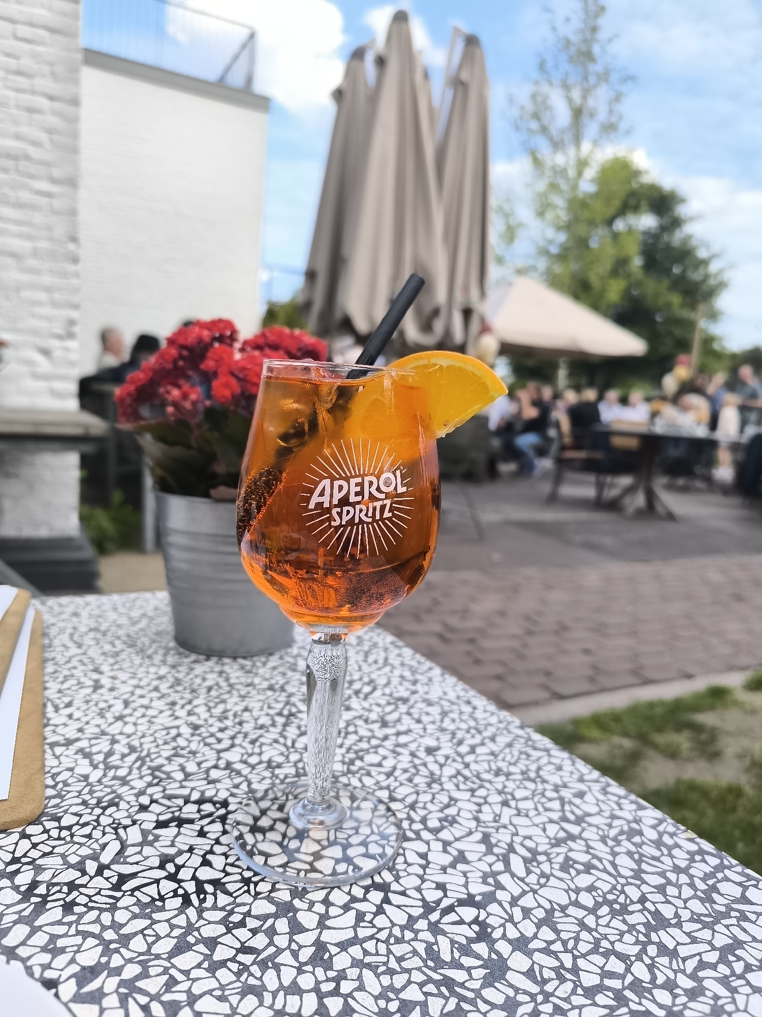 Outdoor dining and drinks documented in Alkmaar, Netherlands