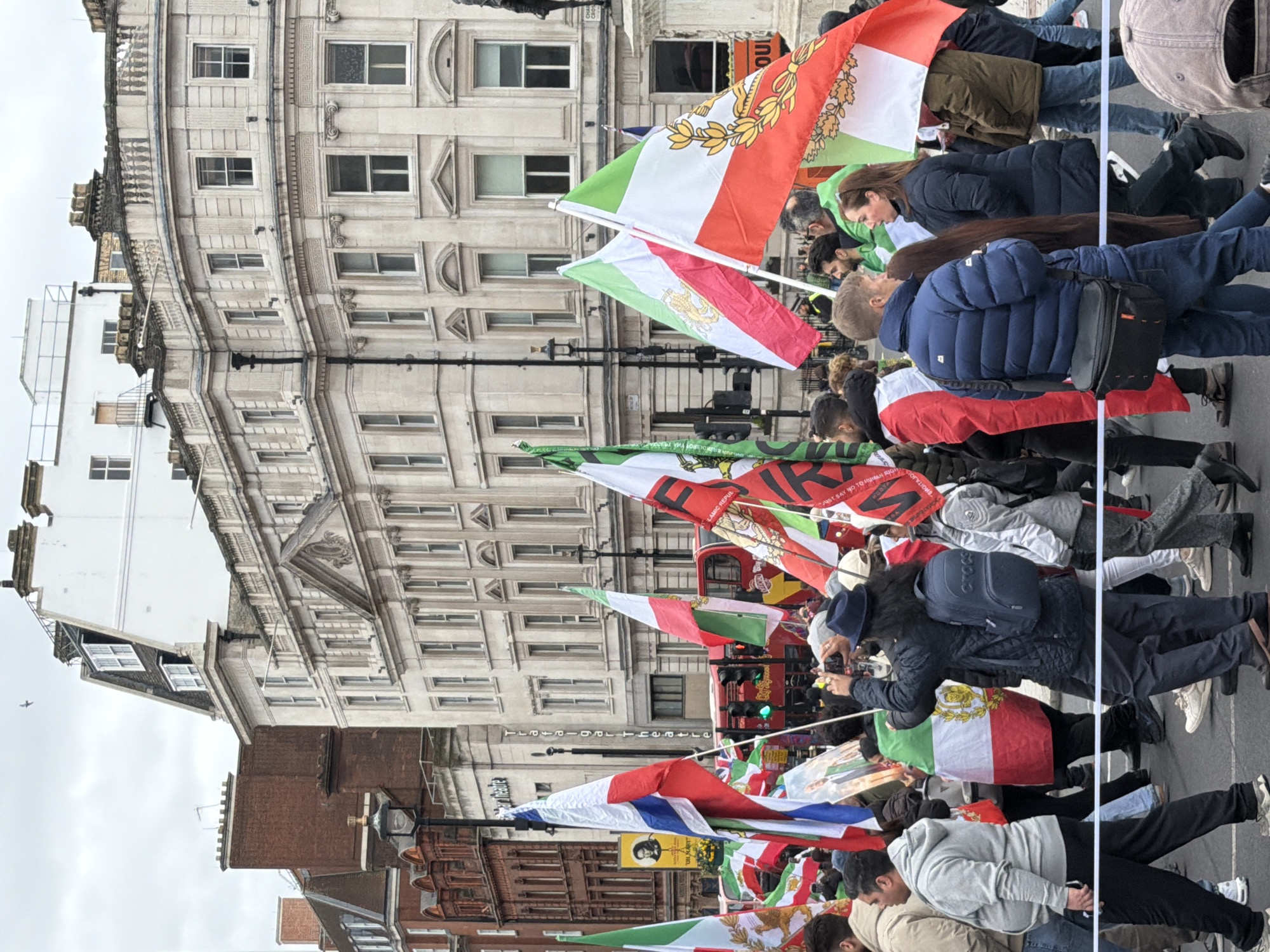 Protests, cycling group, and Chinatown activity in central London