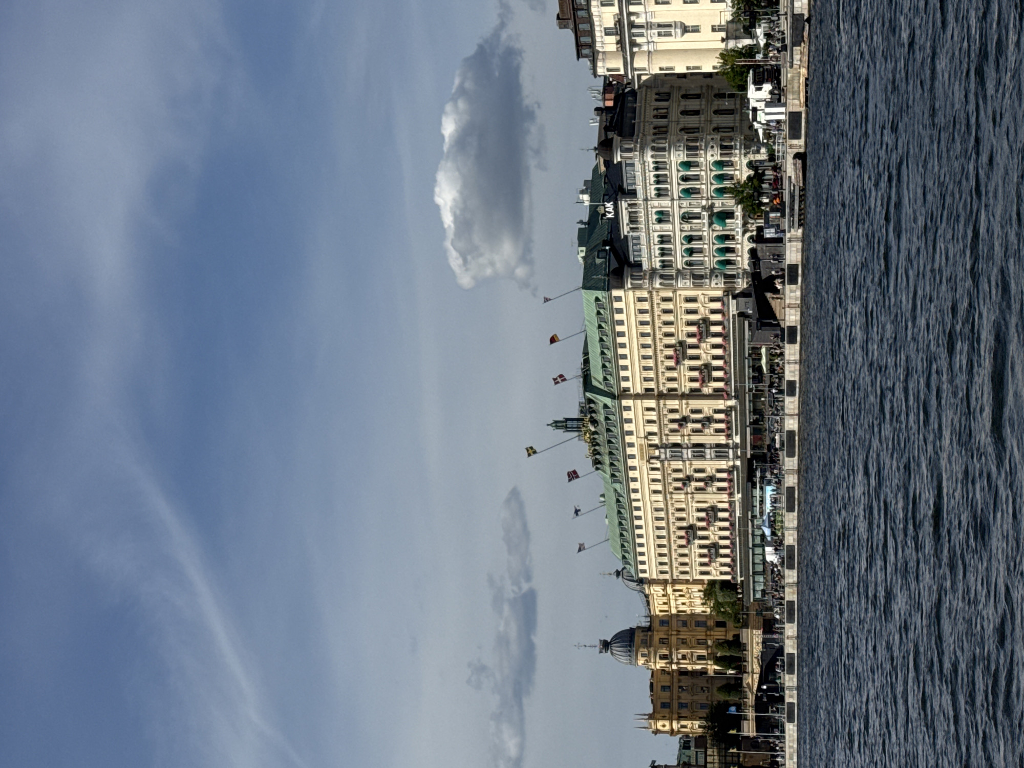 Tall ships and lunch on a Stockholm summer afternoon