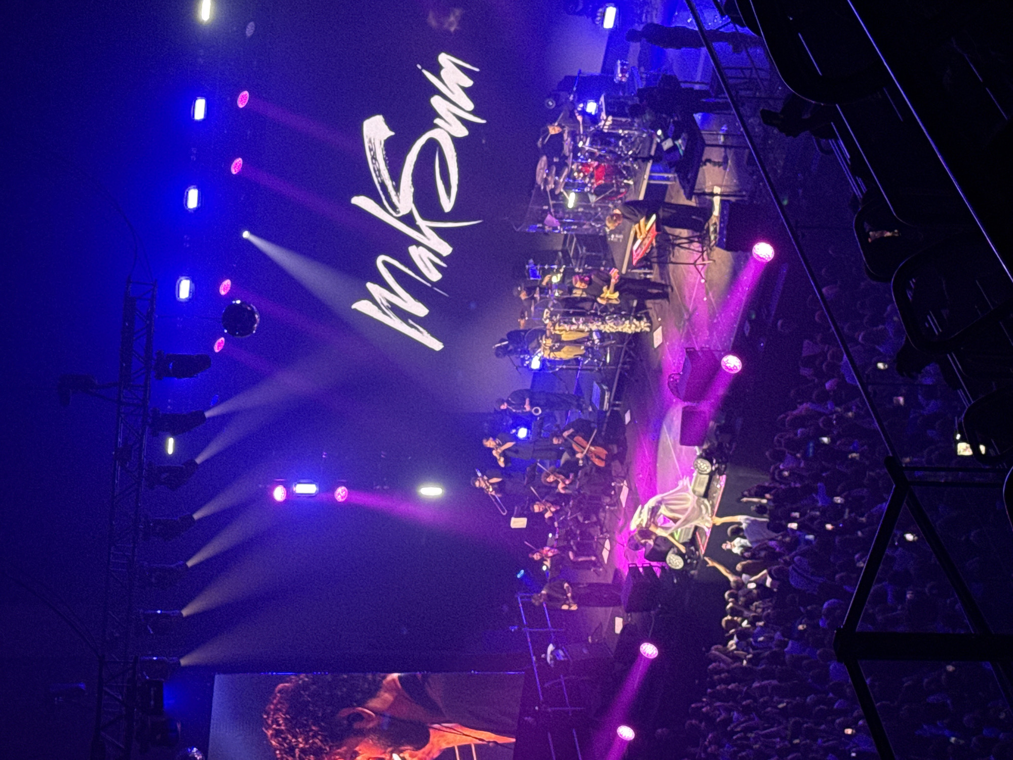 MakSim performs live concert in Ufa arena