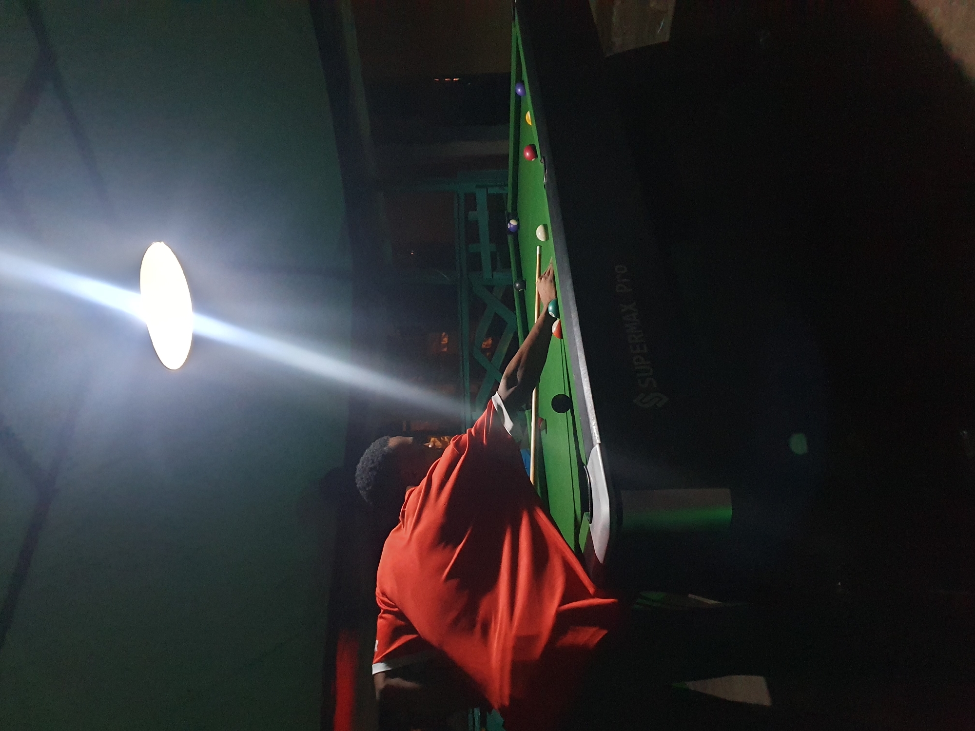 Evening pool games at a Lokoja recreational spot